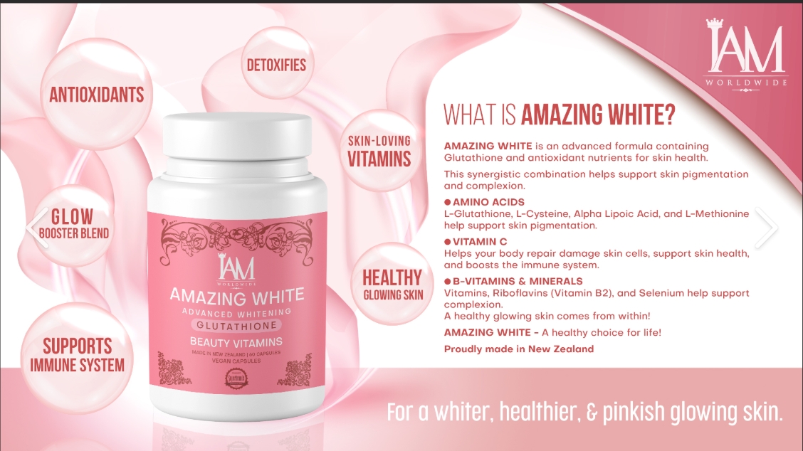 Amazing White Advanced Whitening Glutathione Food Supplement