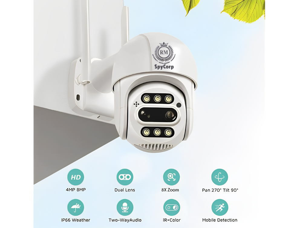SpyCorp_RM_Dual Lens Wifi 8x Zoom  Camera