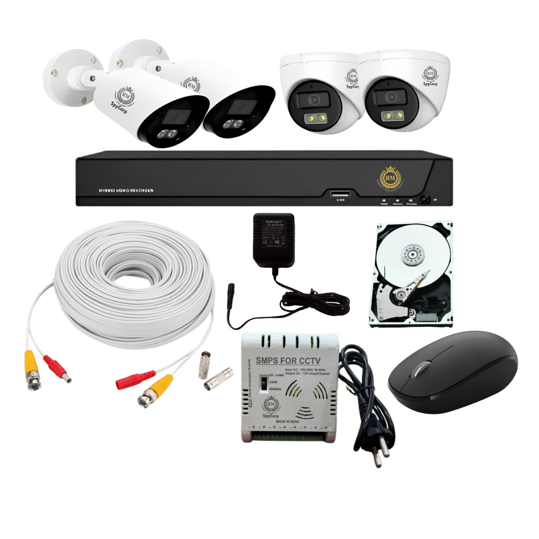 SpyCorp RM 4 Cameras Combo AHD