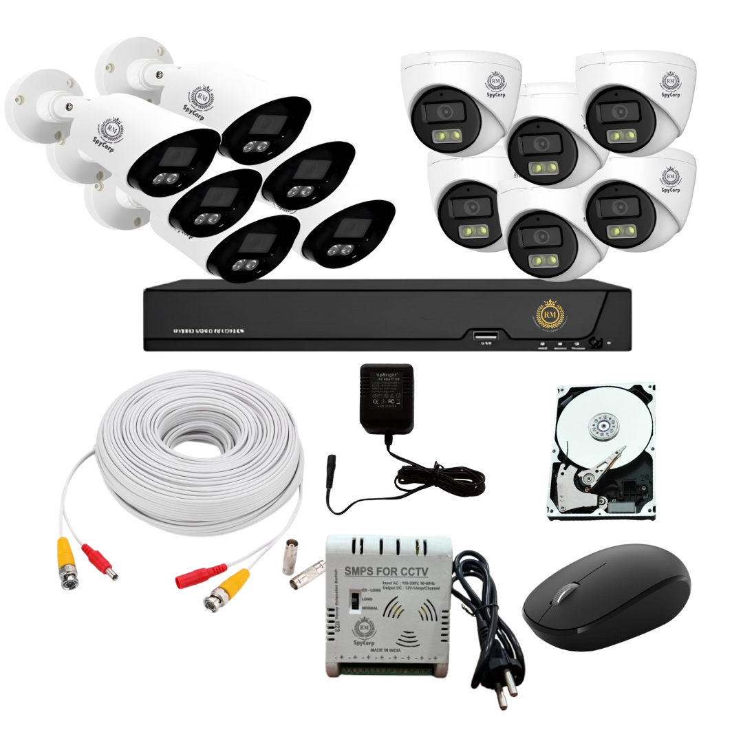 SpyCorp RM 12 Cameras Combo AHD