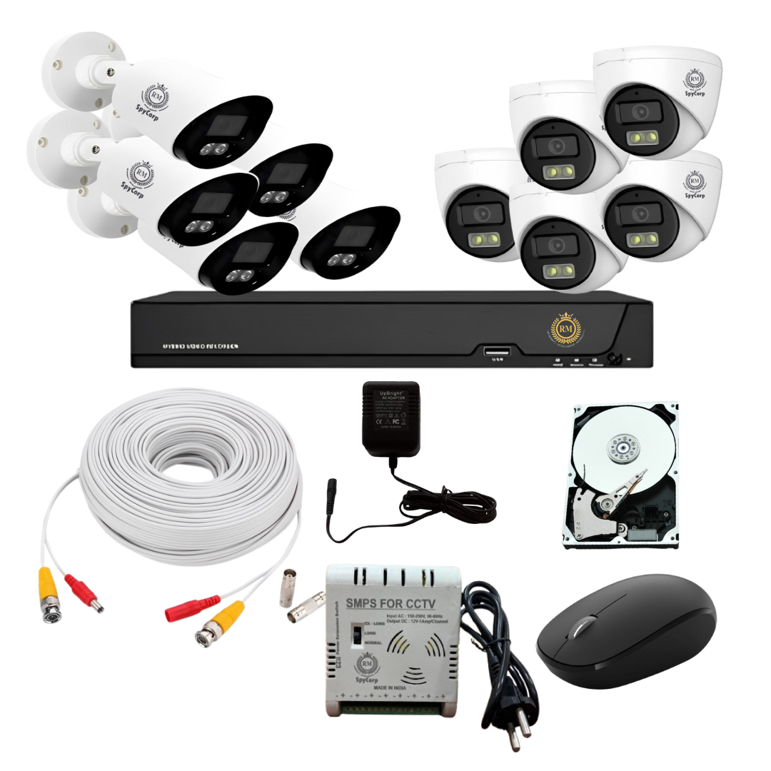 SpyCorp RM 10 Cameras Combo AHD