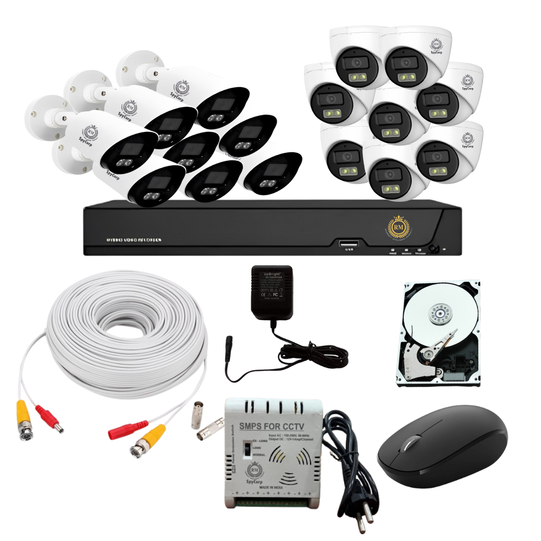 SpyCorp RM 16 Cameras Combo AHD