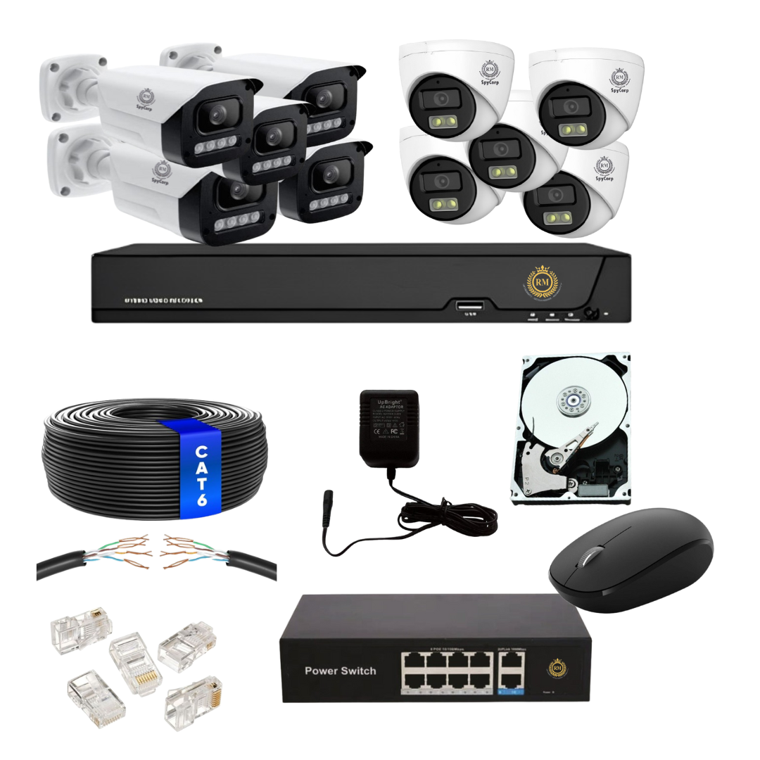 SpyCorp RM 10 Cameras Combo IP