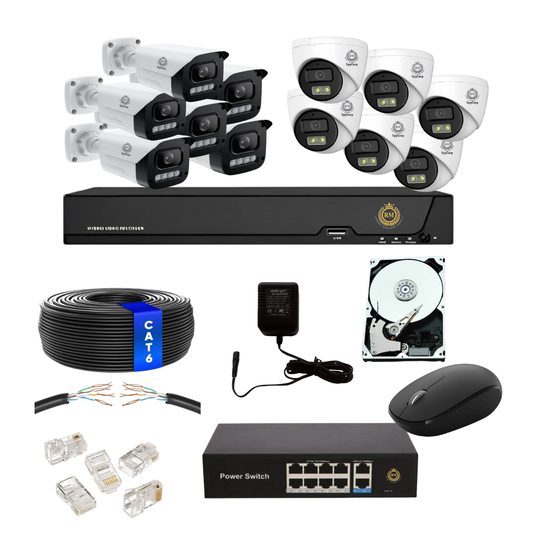 SpyCorp RM 12 Cameras Combo IP