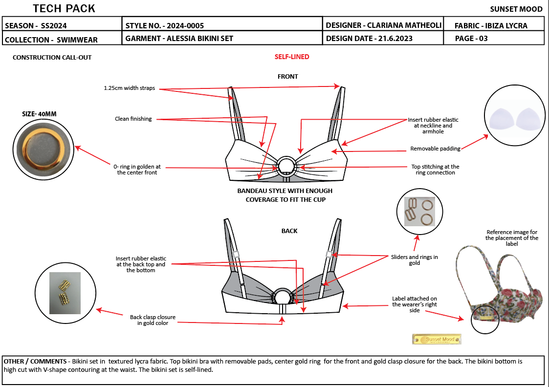  Fashion Flats and Tech packs