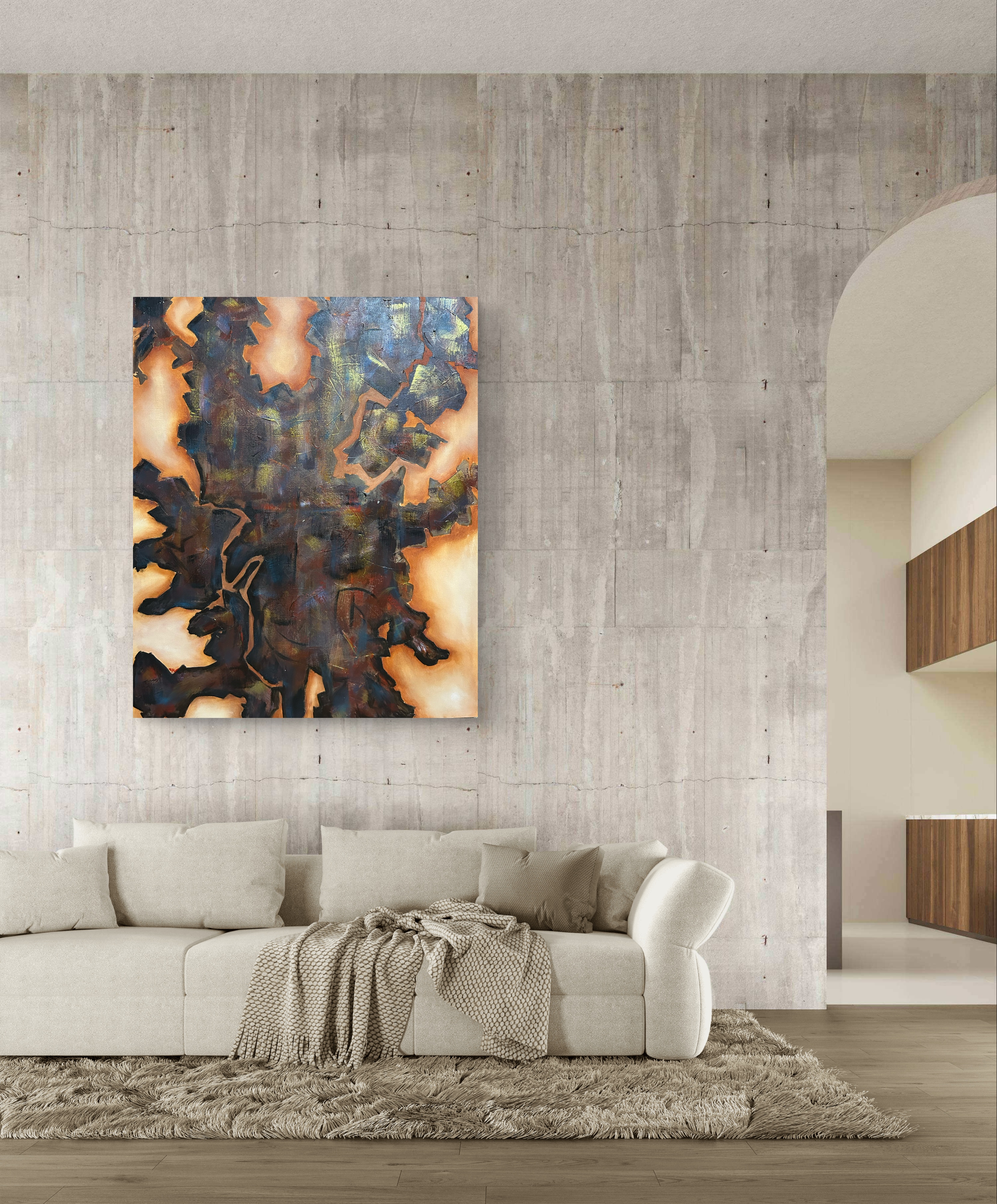 Abstract Metal Wall Art