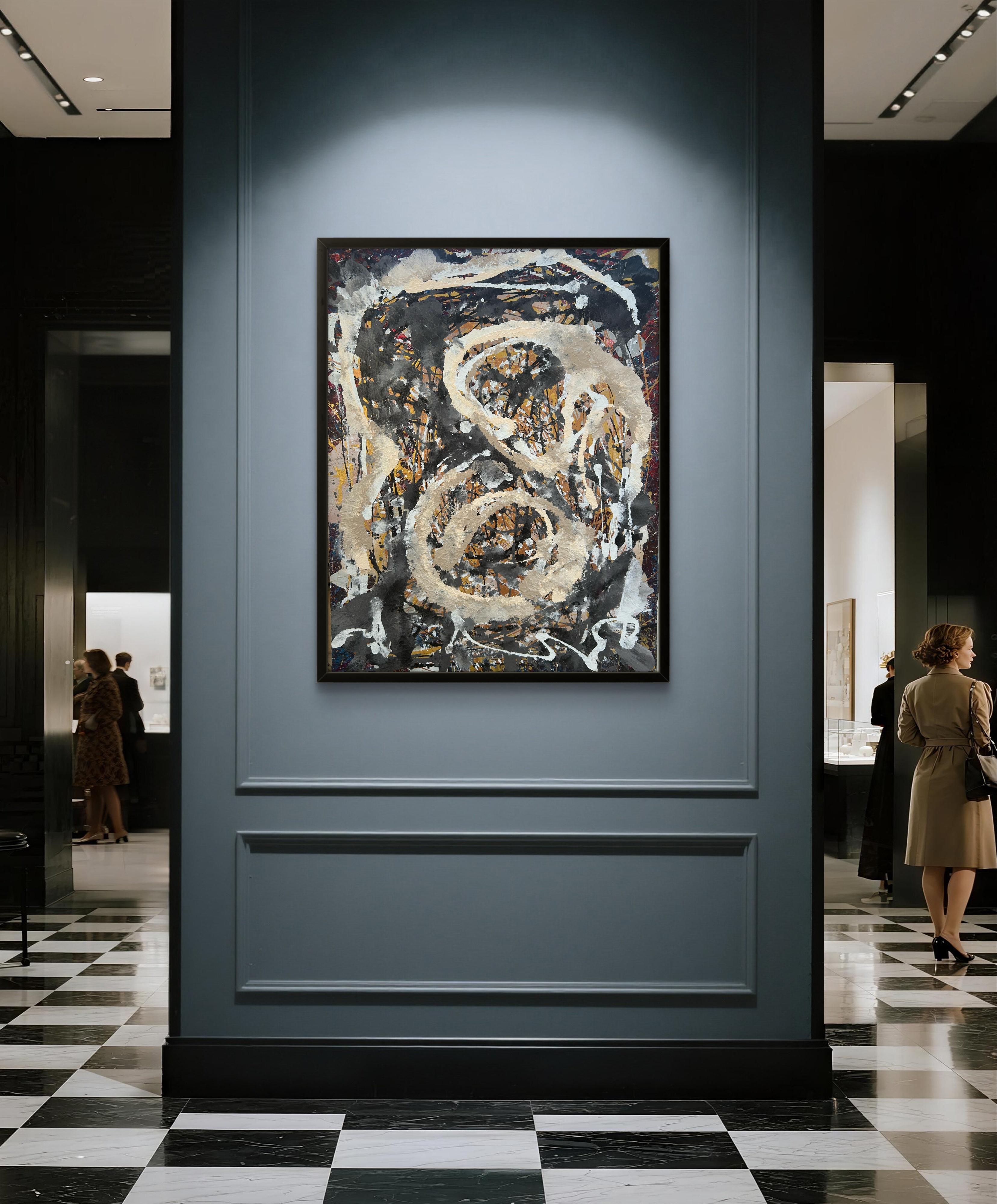 Abstract Expressionist Painting