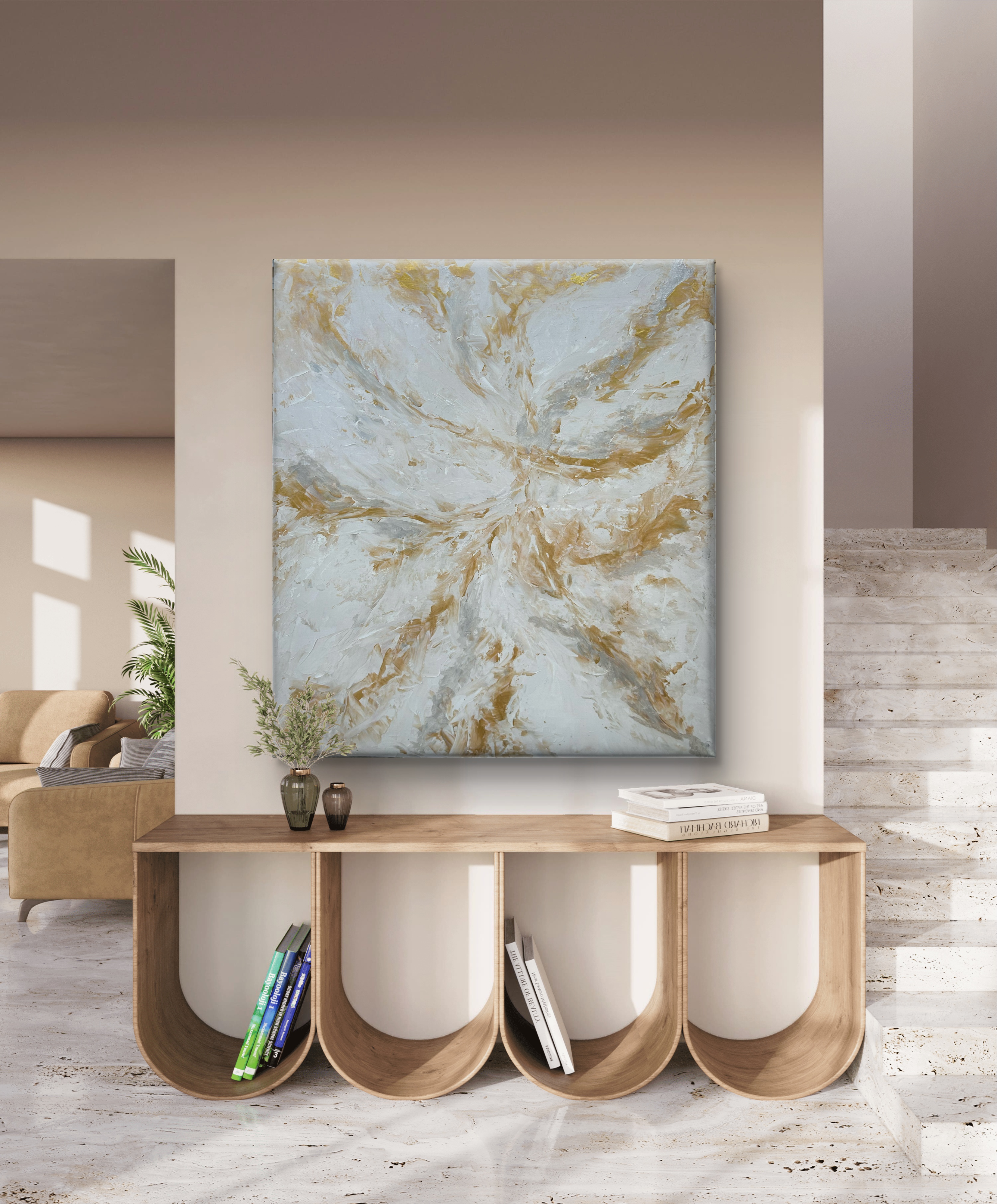 Abstract Marble Canvas Art