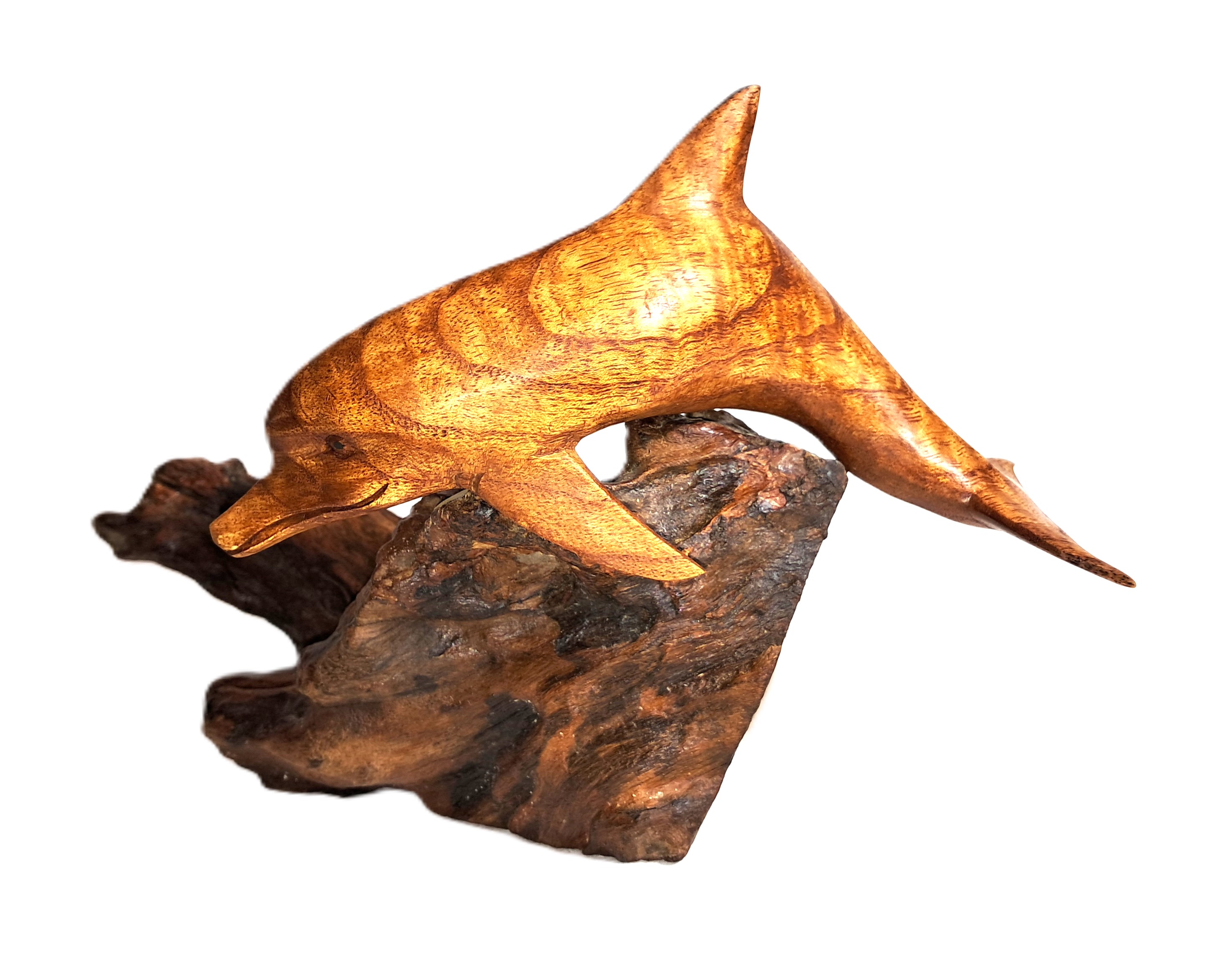 Dolphin wood carving (#dlfRch13)