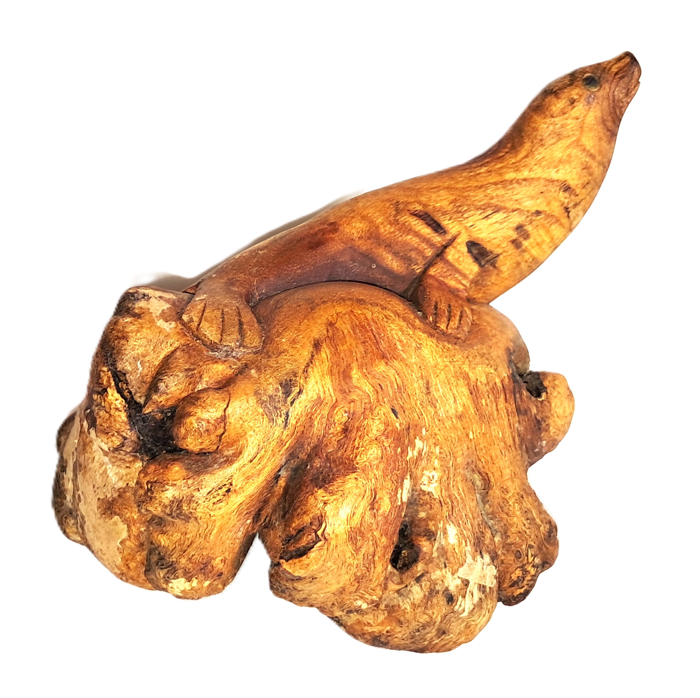 Seal wood carving (#slWw6.5)