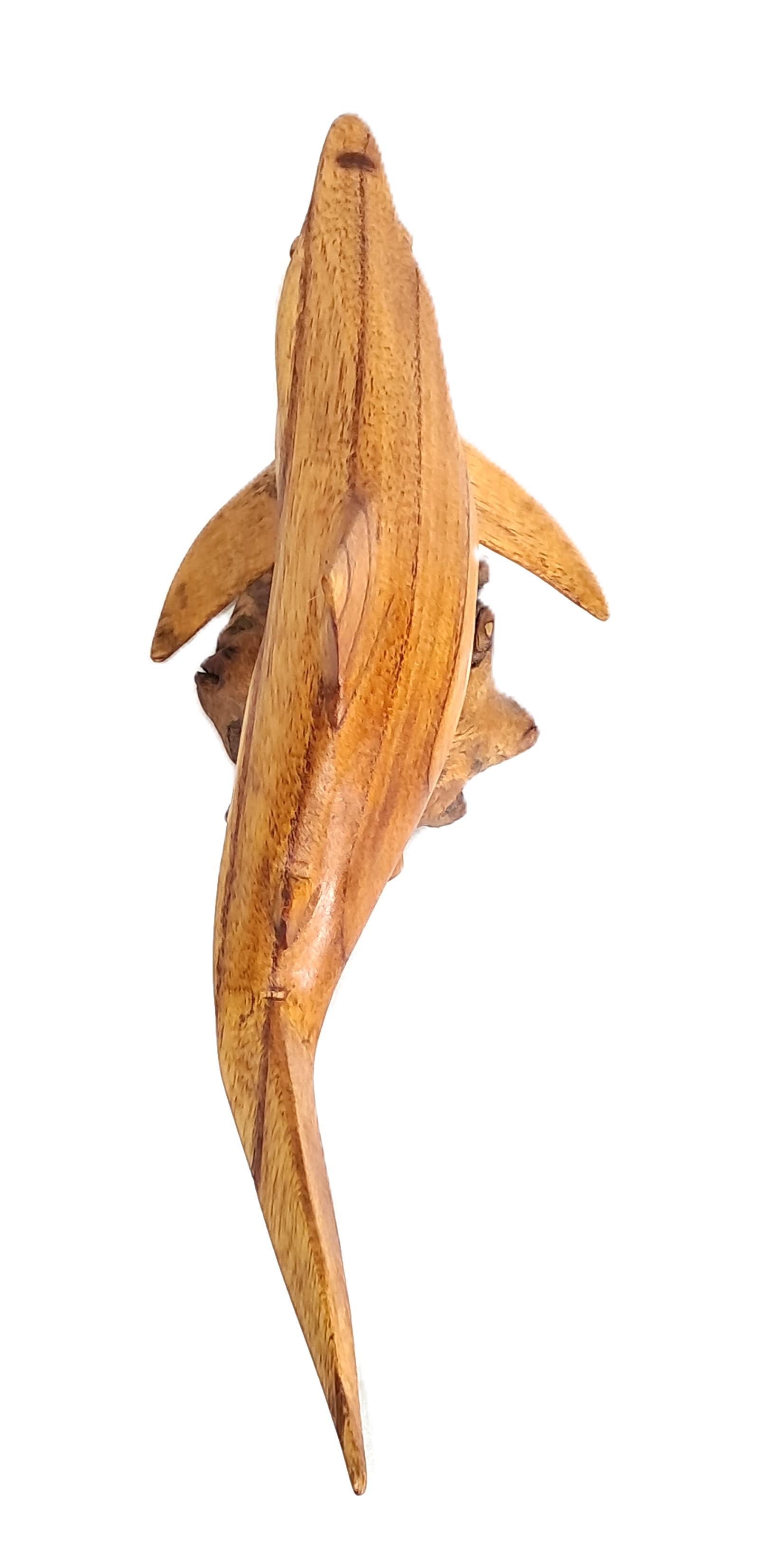 Shark wood carving (#shrPl12.5)