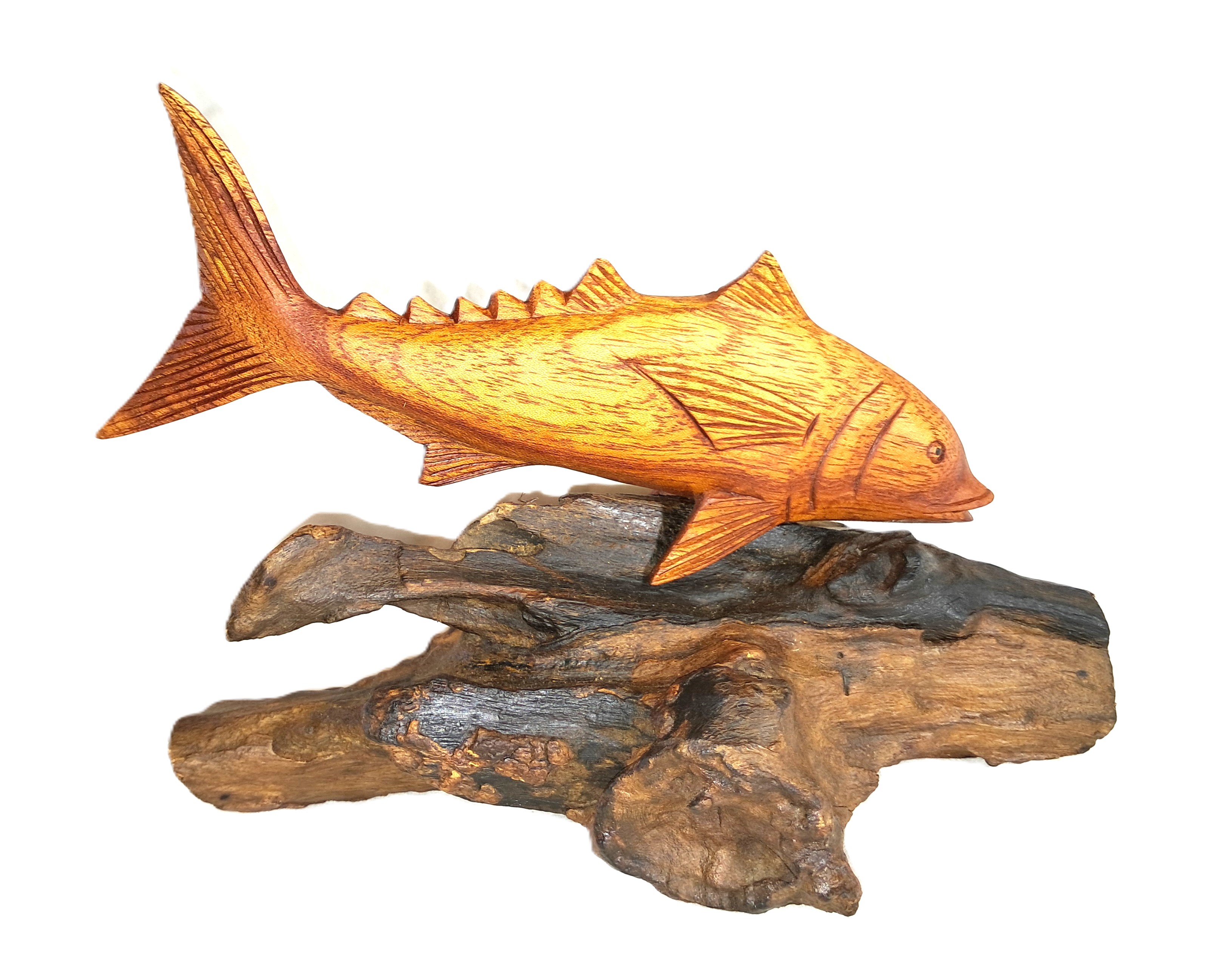 Tuna wood carving