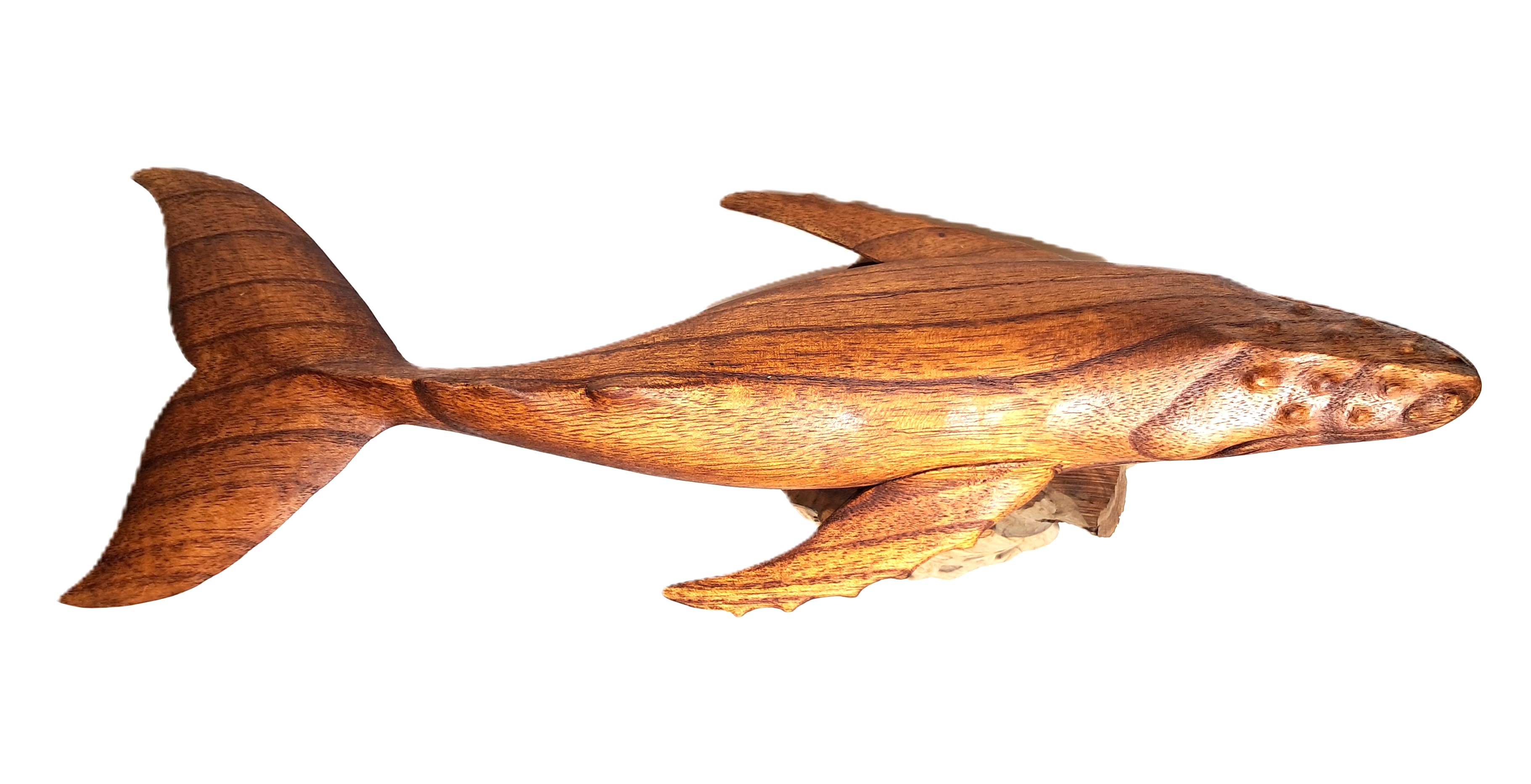 Whale wood carving (#whl15)