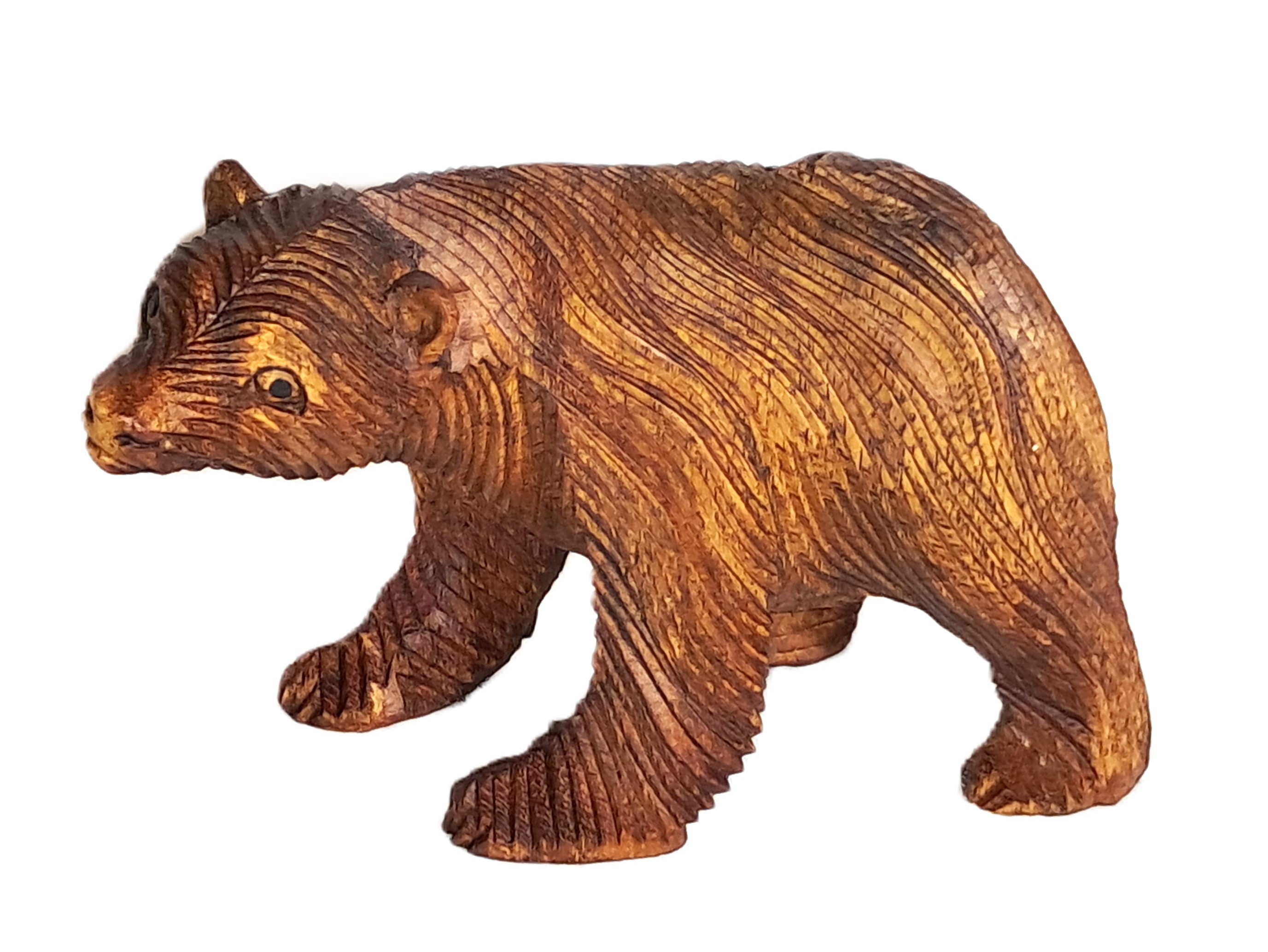 Bear wood carving (#br6.5)