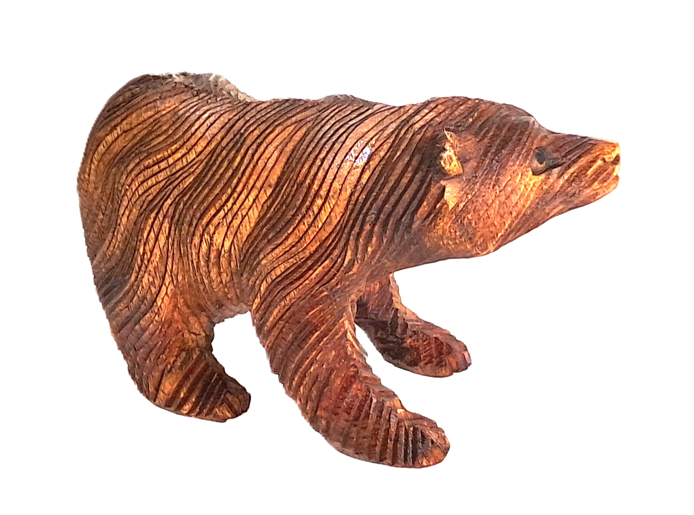 Bear wood carving (#br6.5)