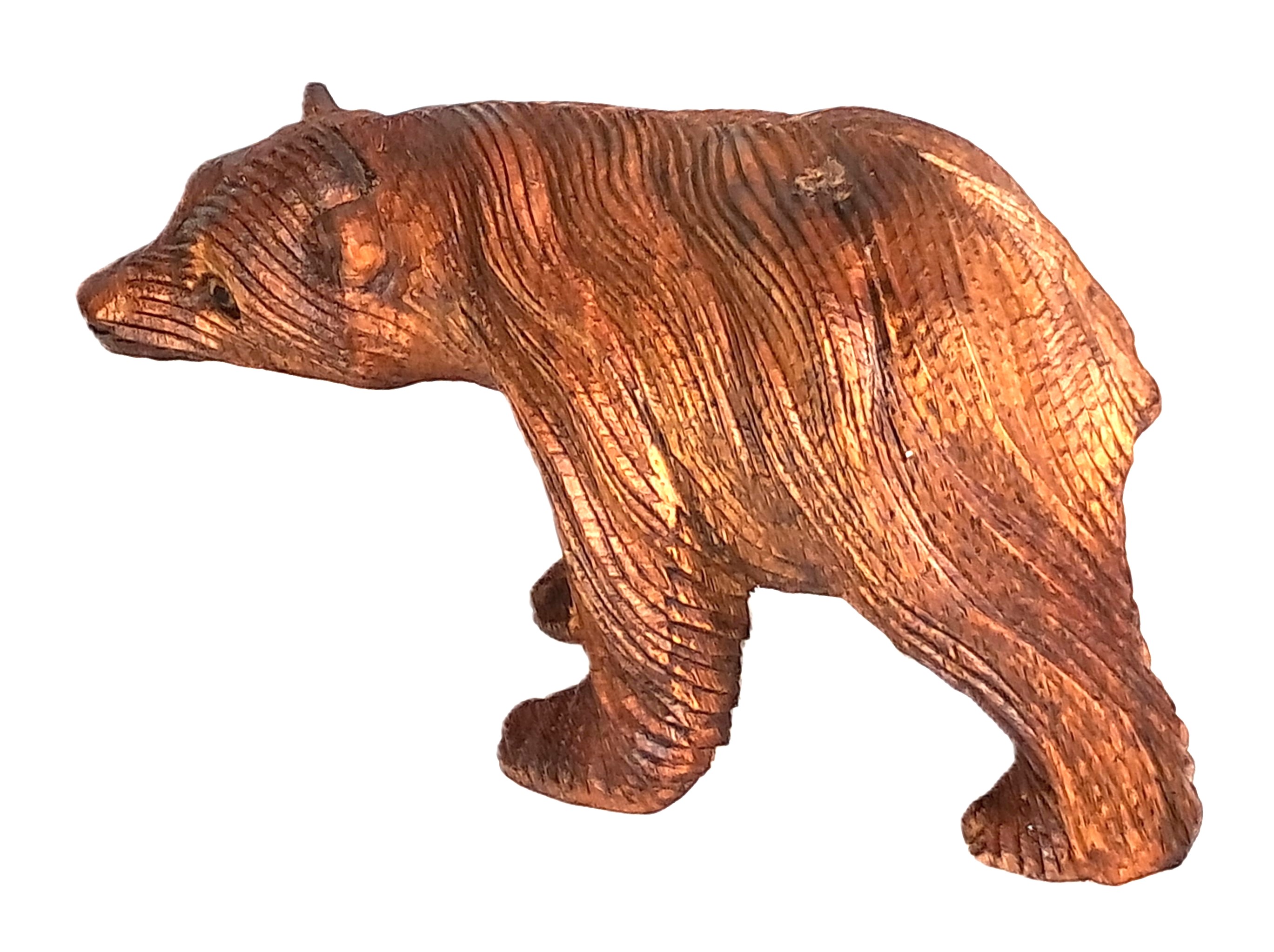 Bear wood carving (#br6.5)