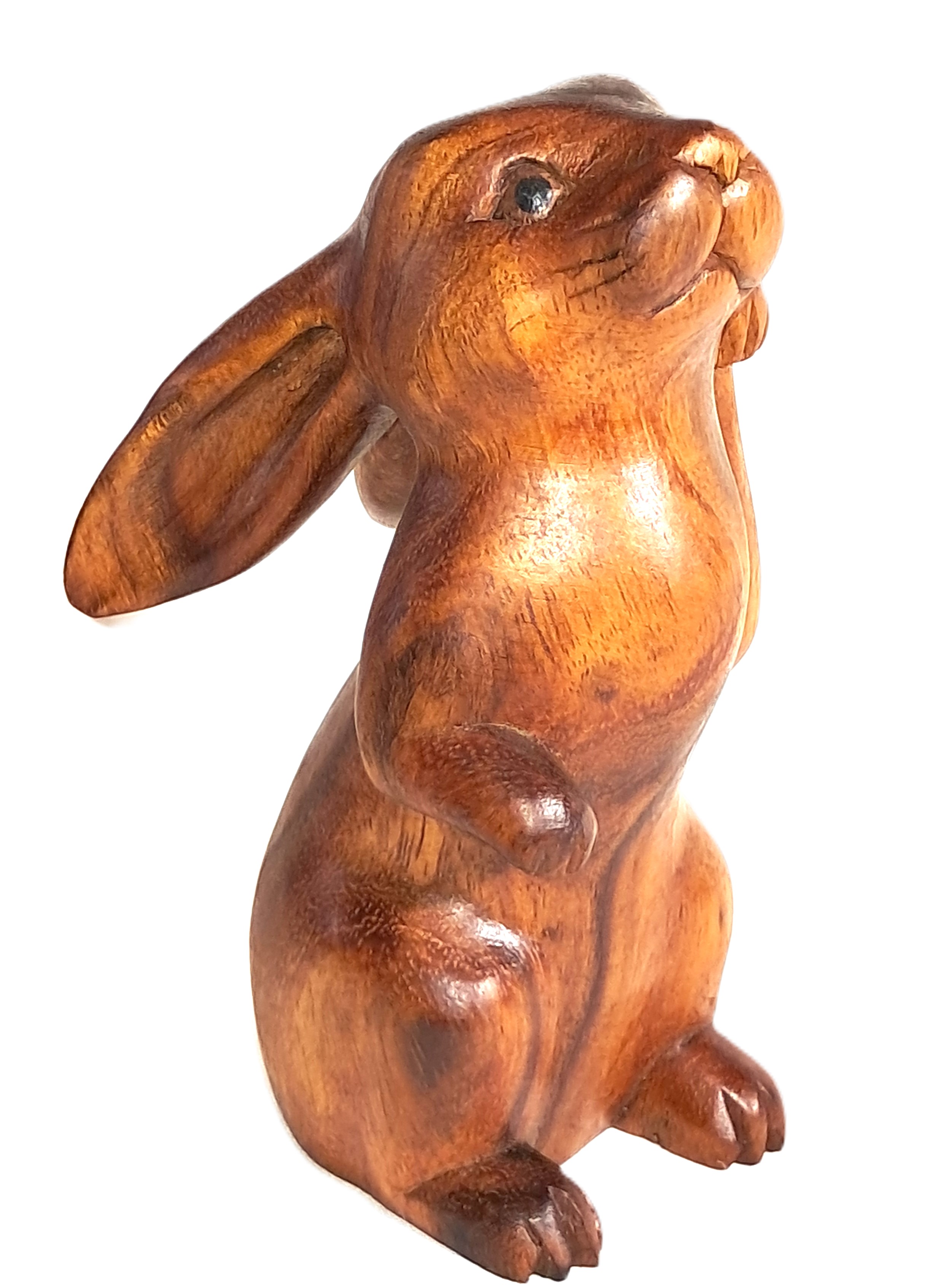 Bunny rabbit wood carving, (#bnVLkUP)