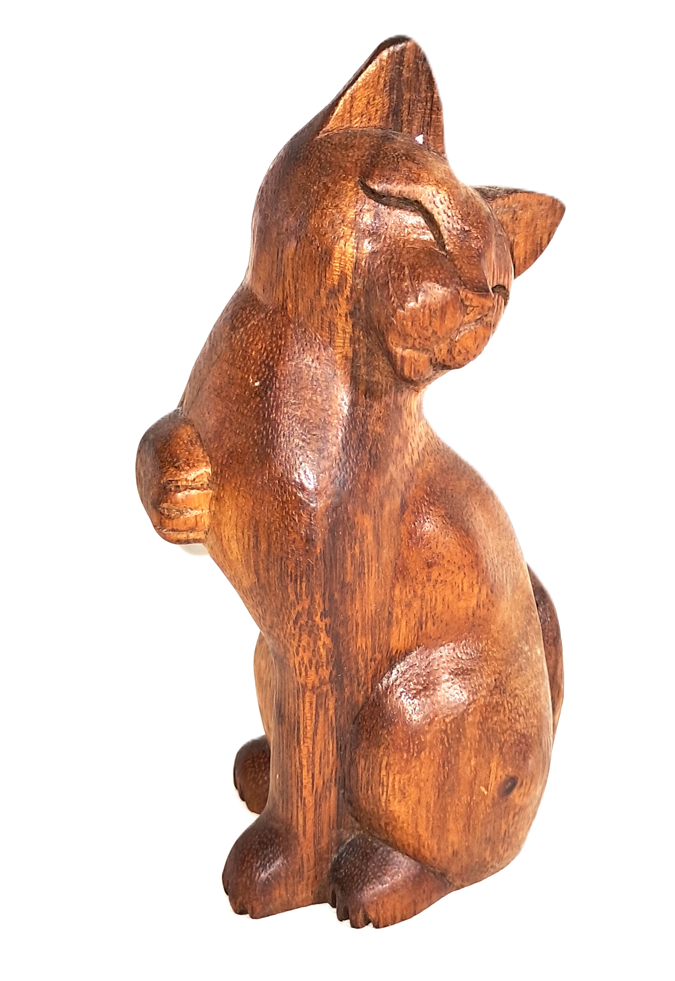 Cat wood carving (#ctVcoy)