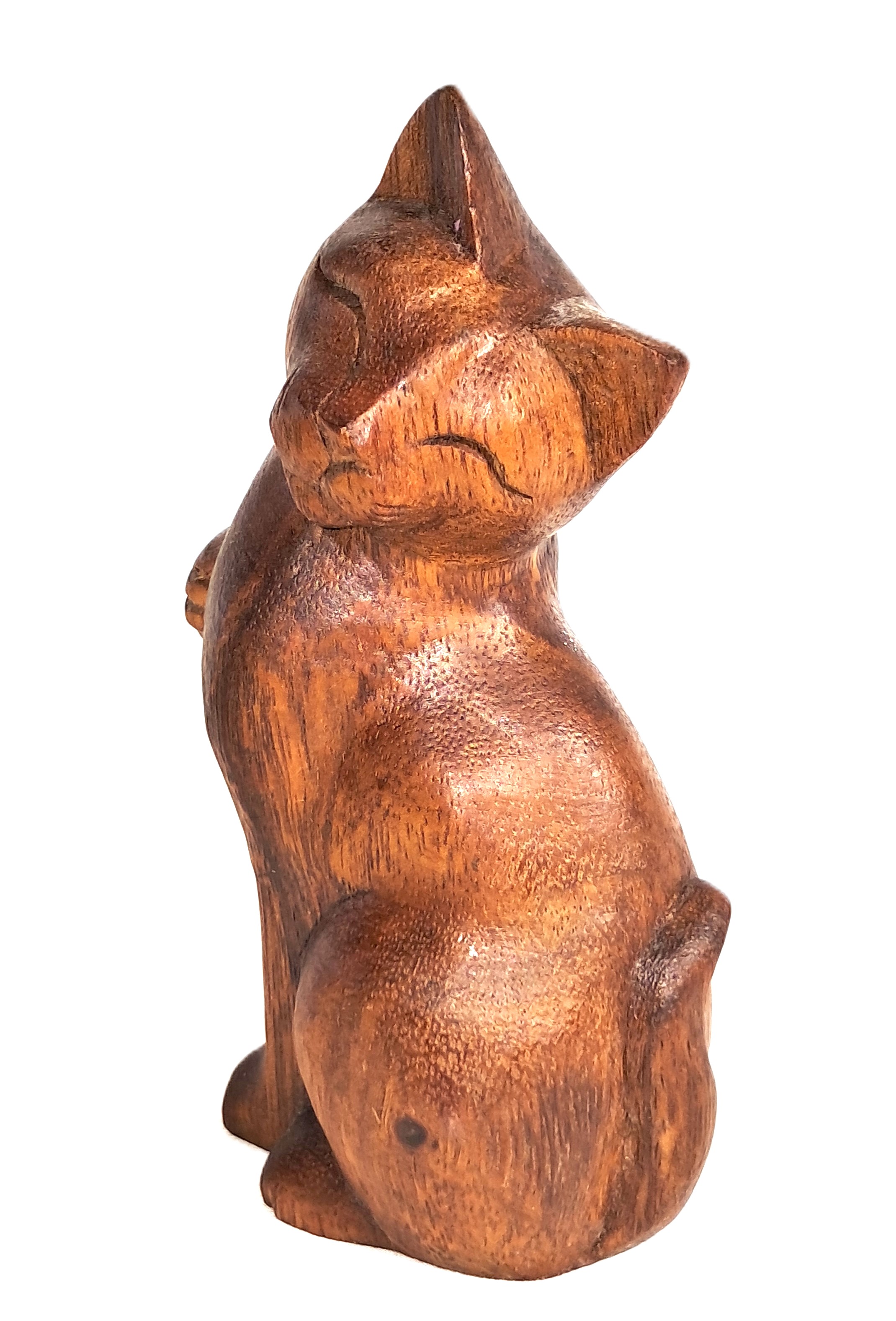 Cat wood carving (#ctVcoy)