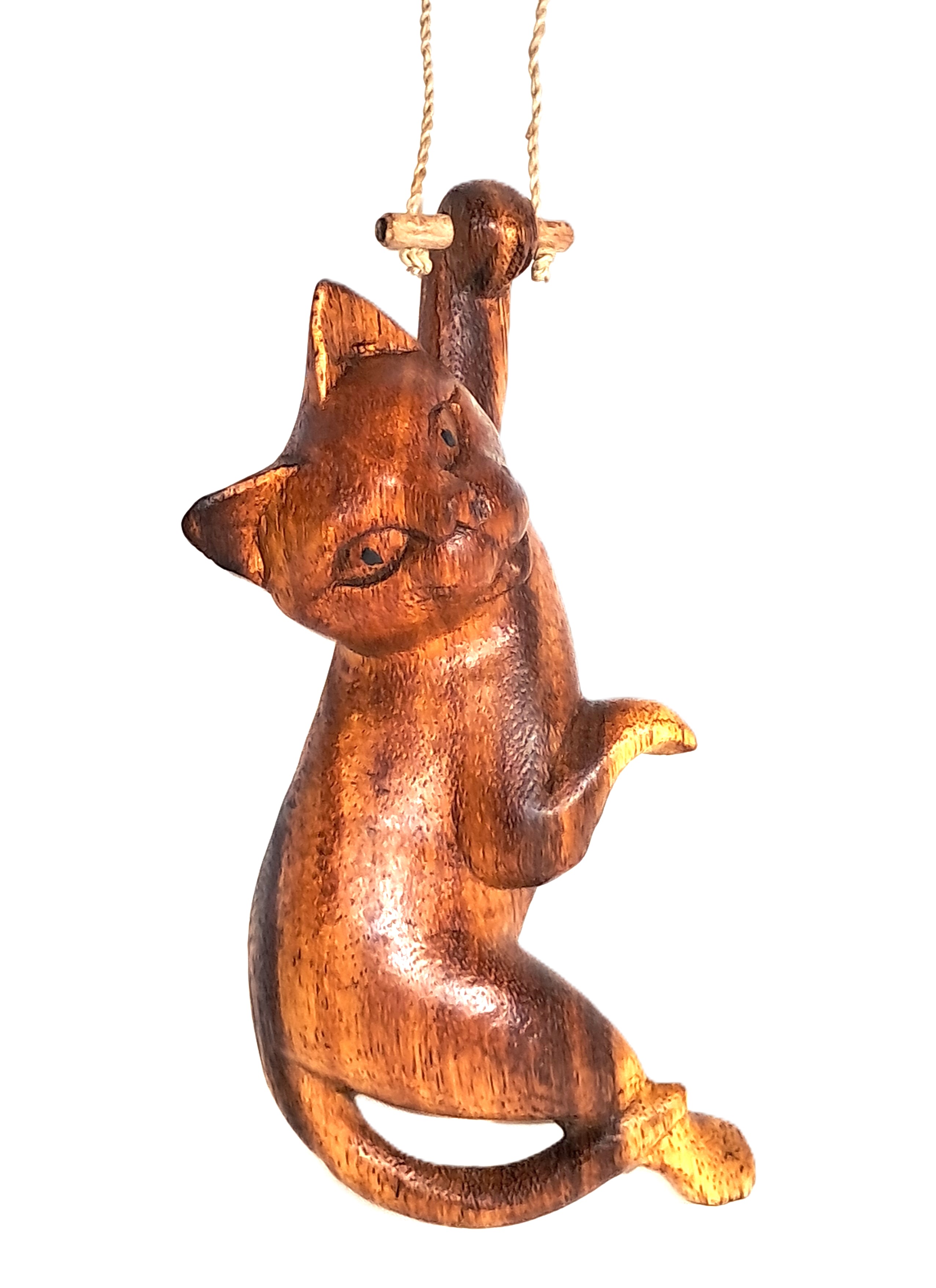 Cat wood carving (#ctHng))