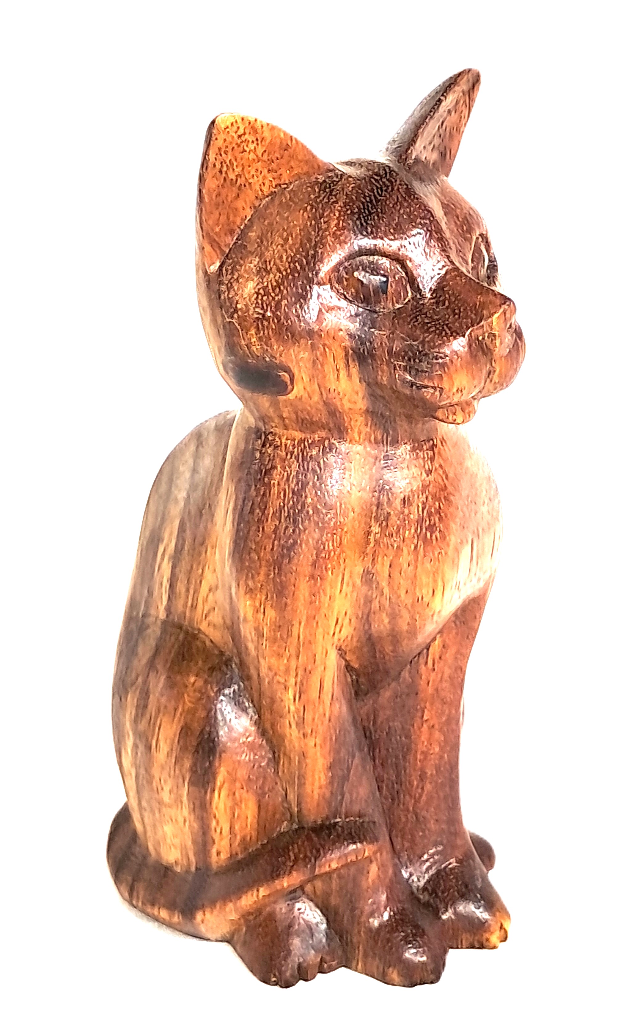 Cat wood carving (#ctVLkF)