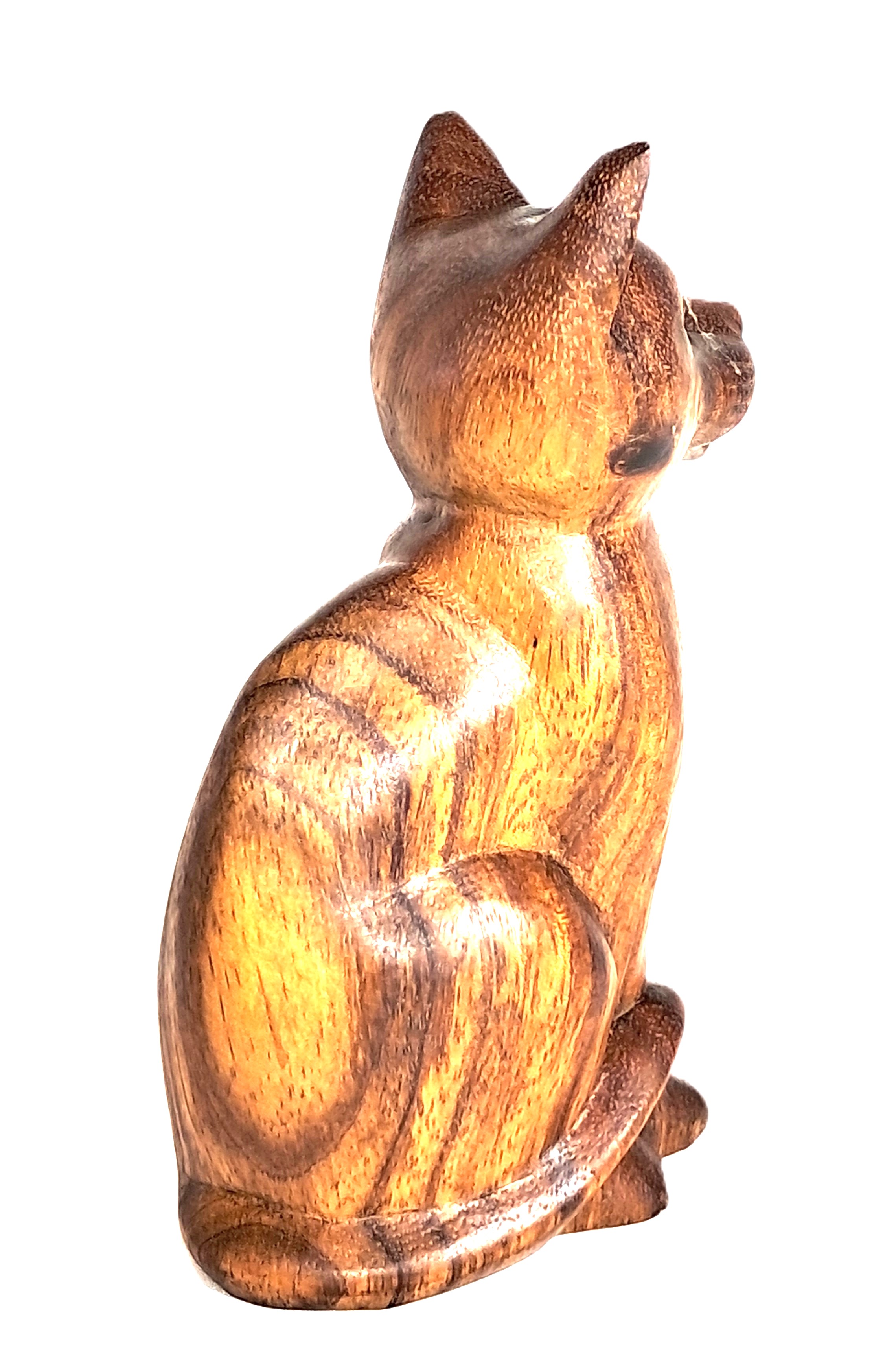 Cat wood carving (#ctVLkF)