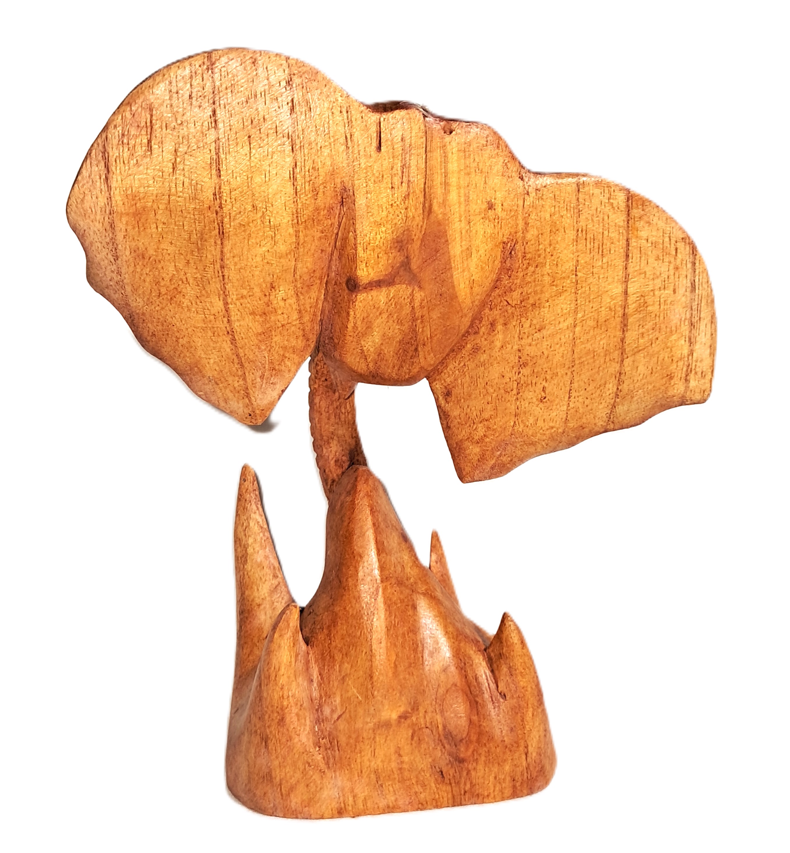Elephant wood carving (#elfHd8)