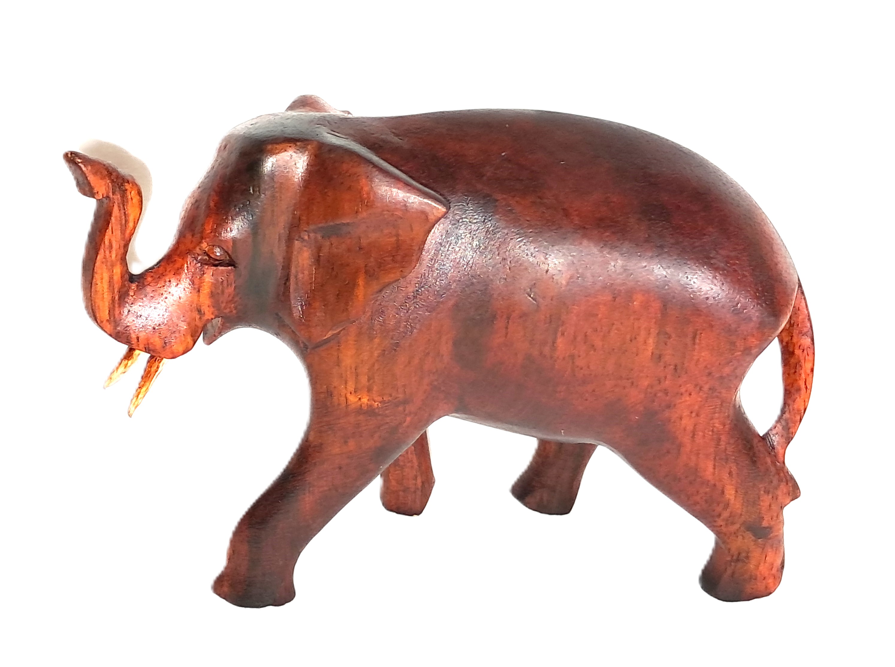 Elephant wood carving (#elf7)