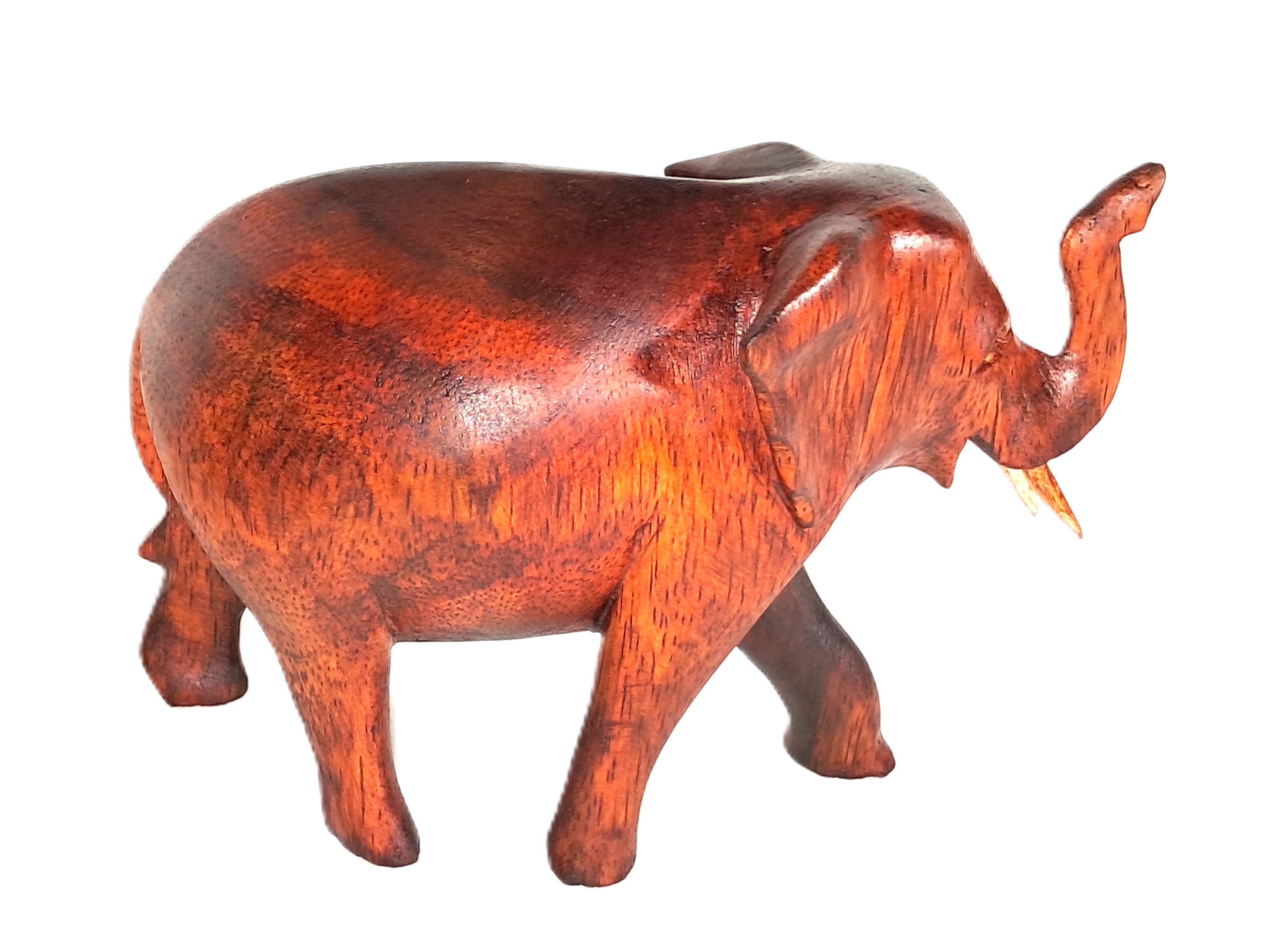 Elephant wood carving (#elf7)