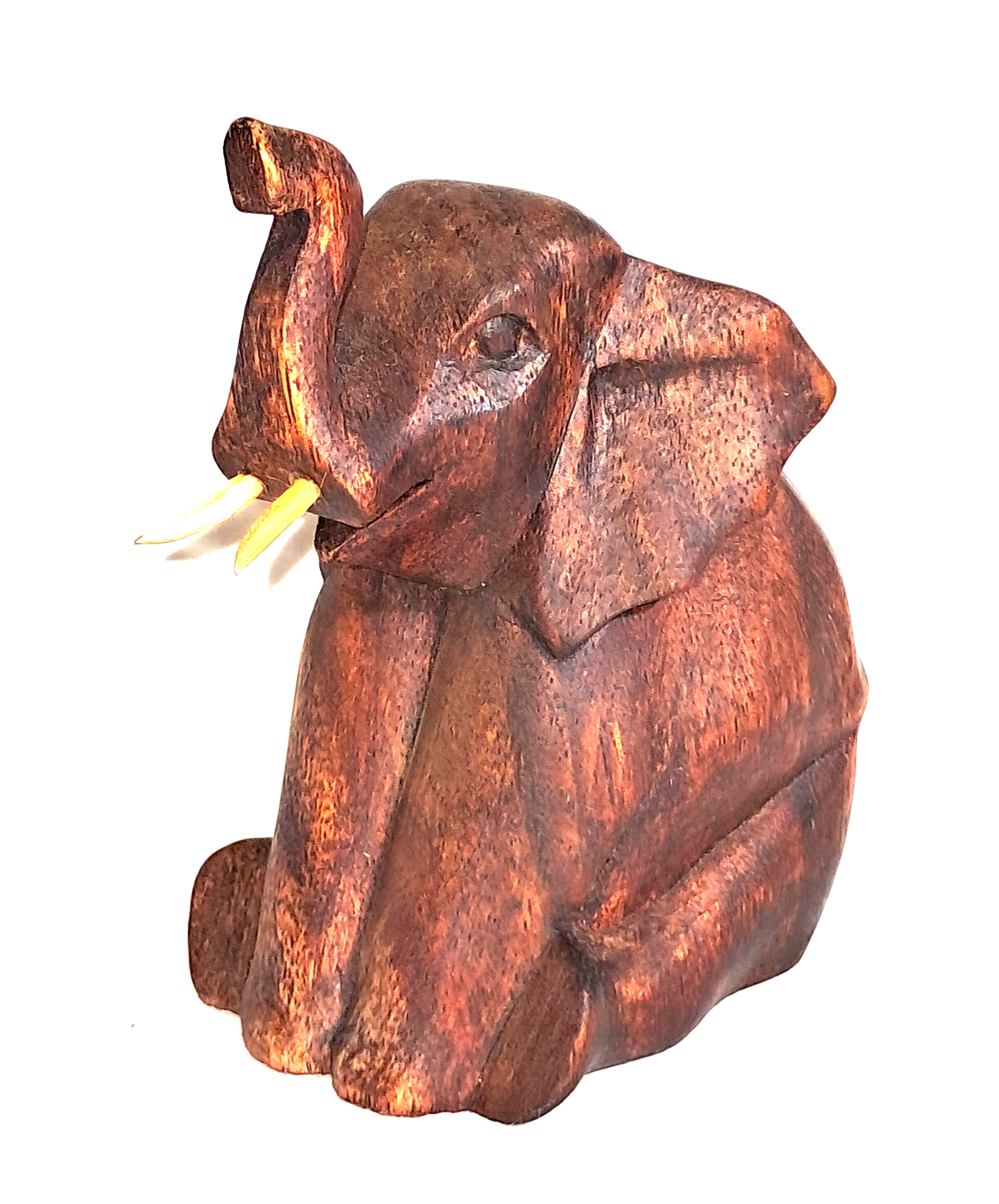 Elephant wood carving (#elfSt)