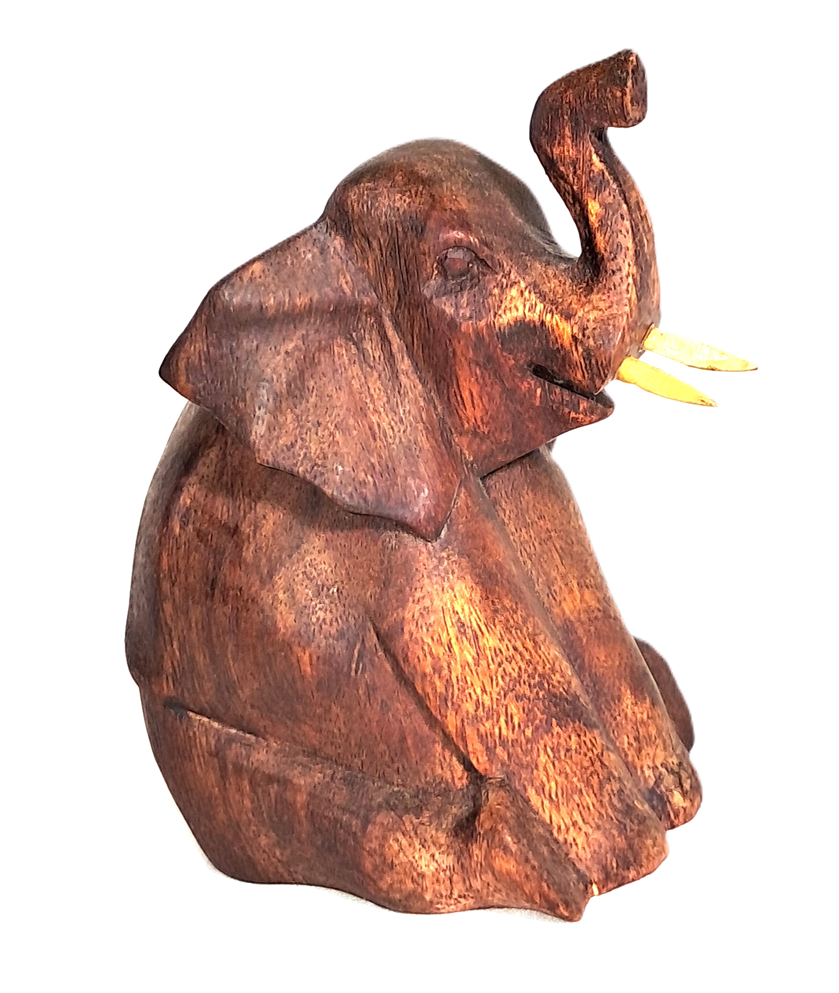 Elephant wood carving (#elfSt)