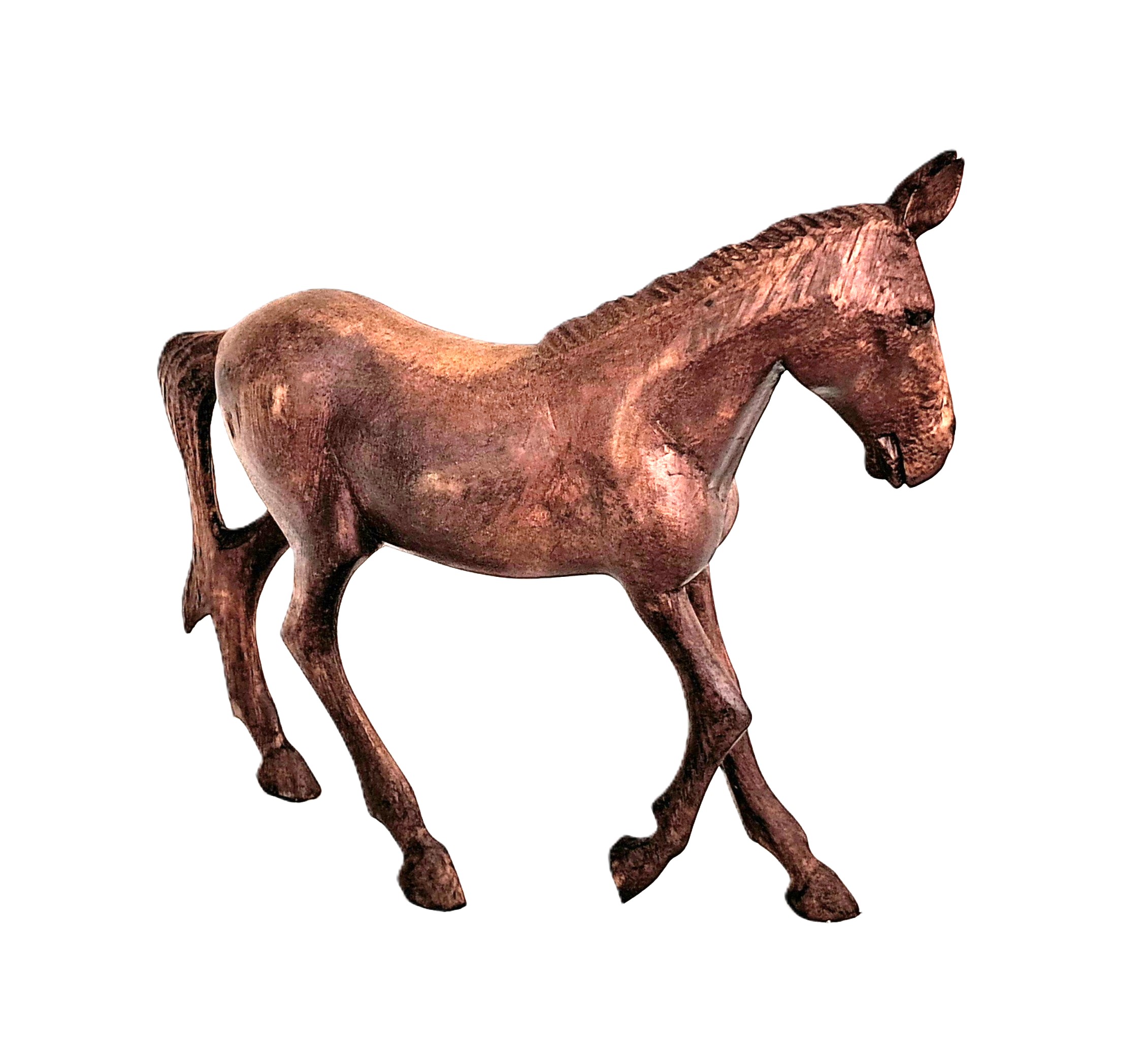 Horse wood carving (#hrs8)
