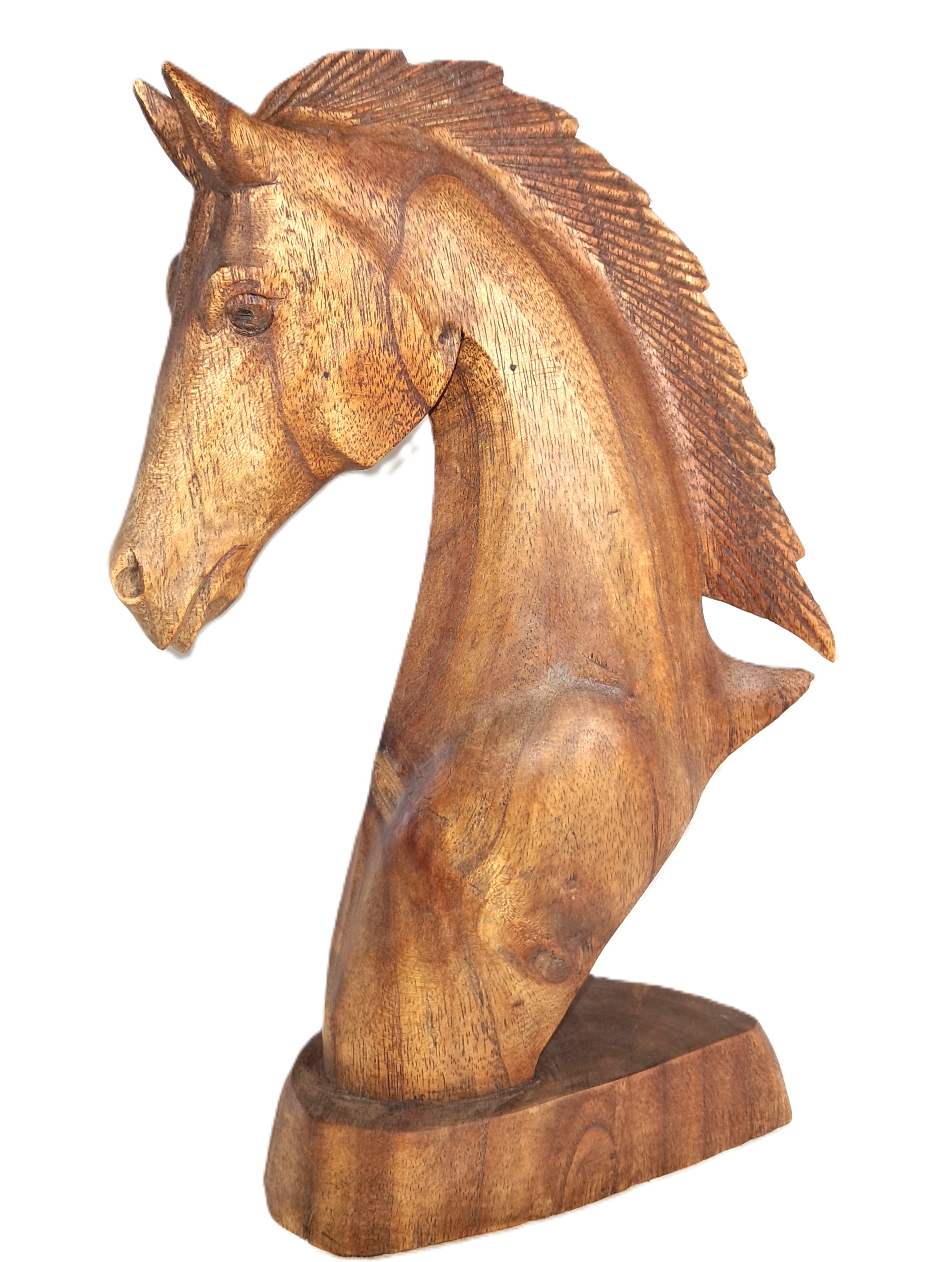 Horse wood carving (#hrsHd12)