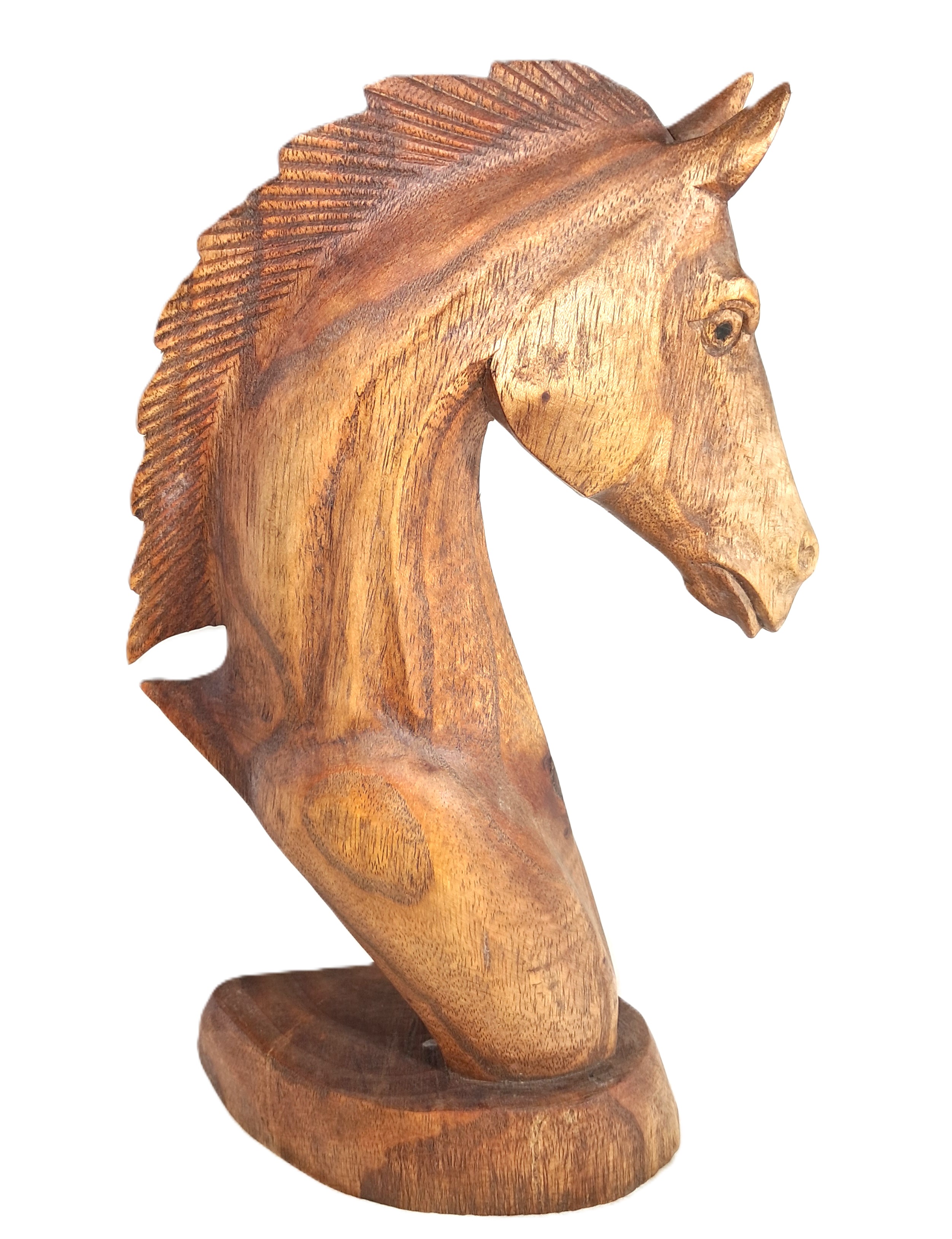 Horse wood carving (#hrsHd12)