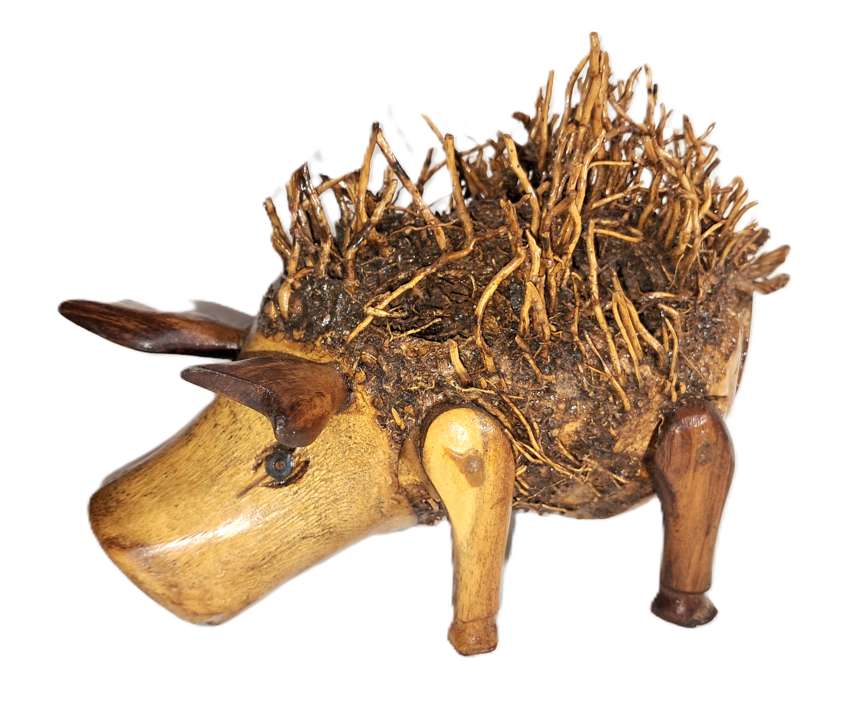 Pig wood carving (#pgHry10)