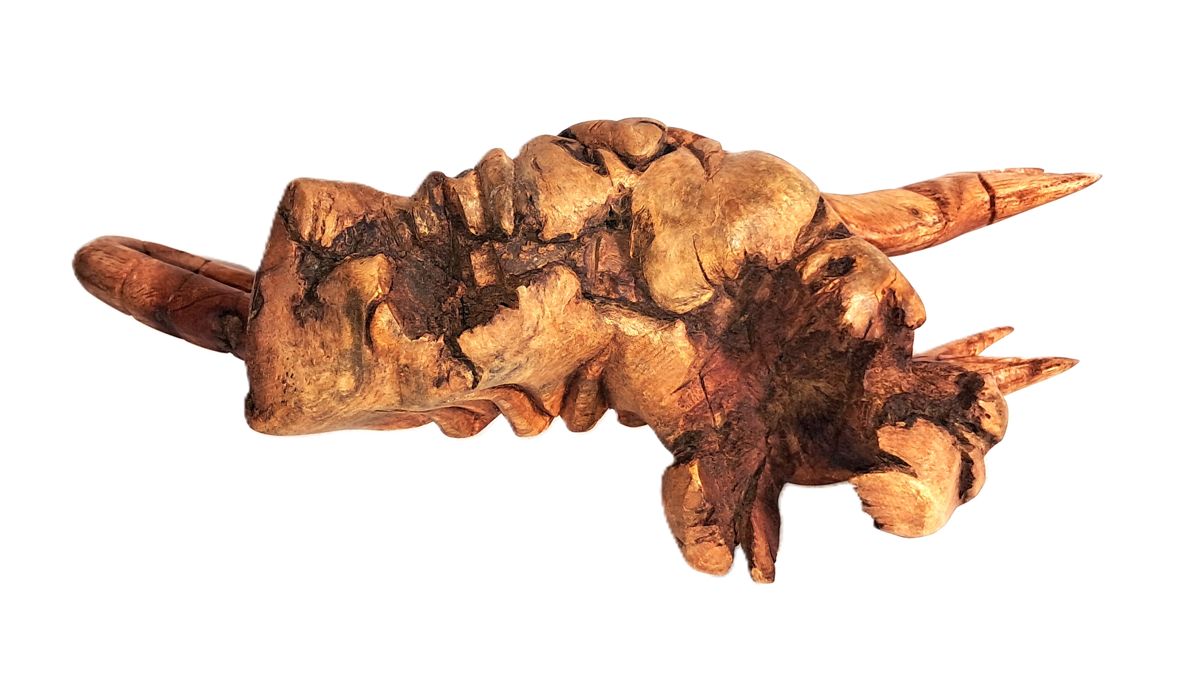 Scorpion wood carving