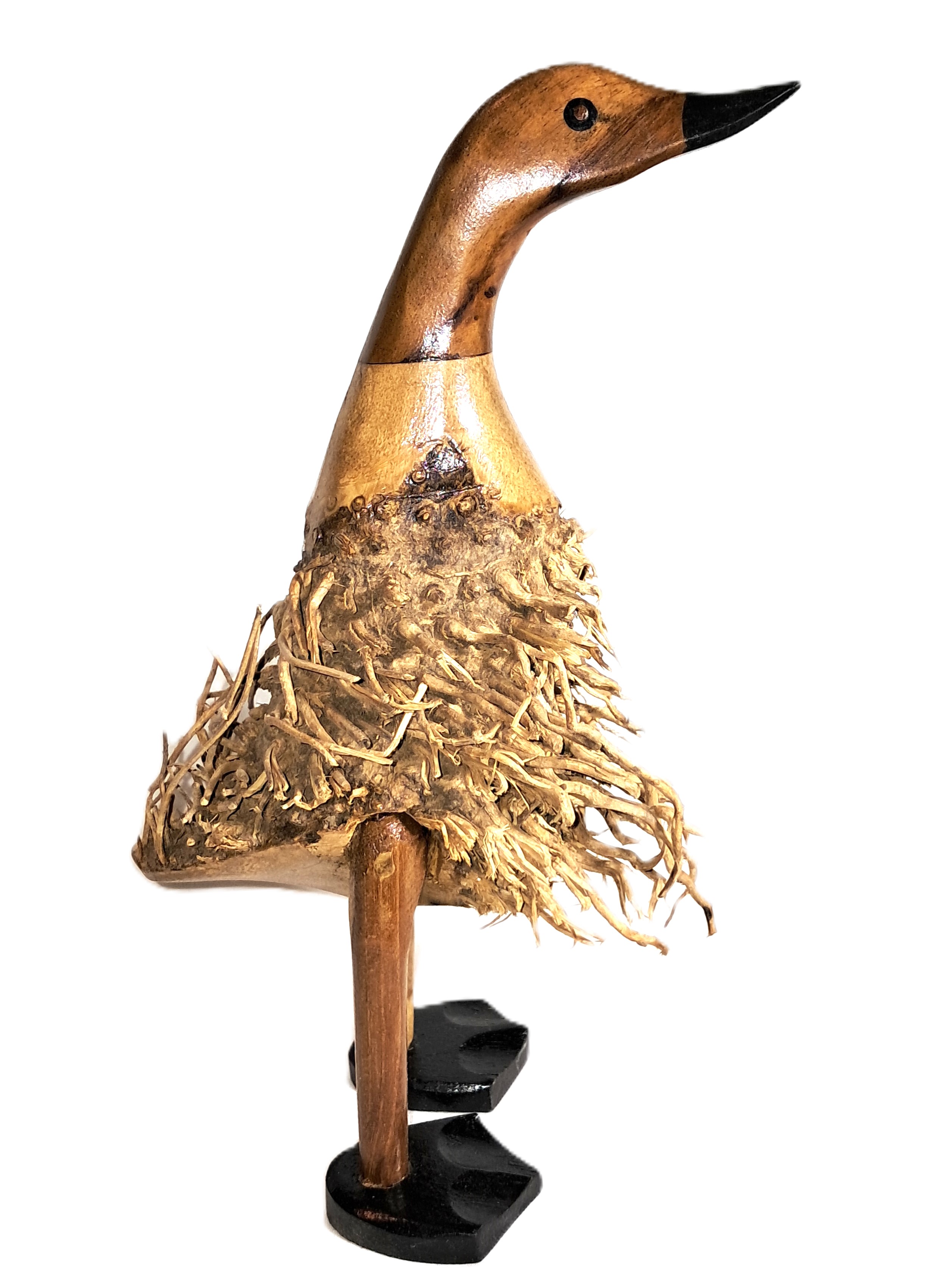 Duck wood carving (#dkHry10)