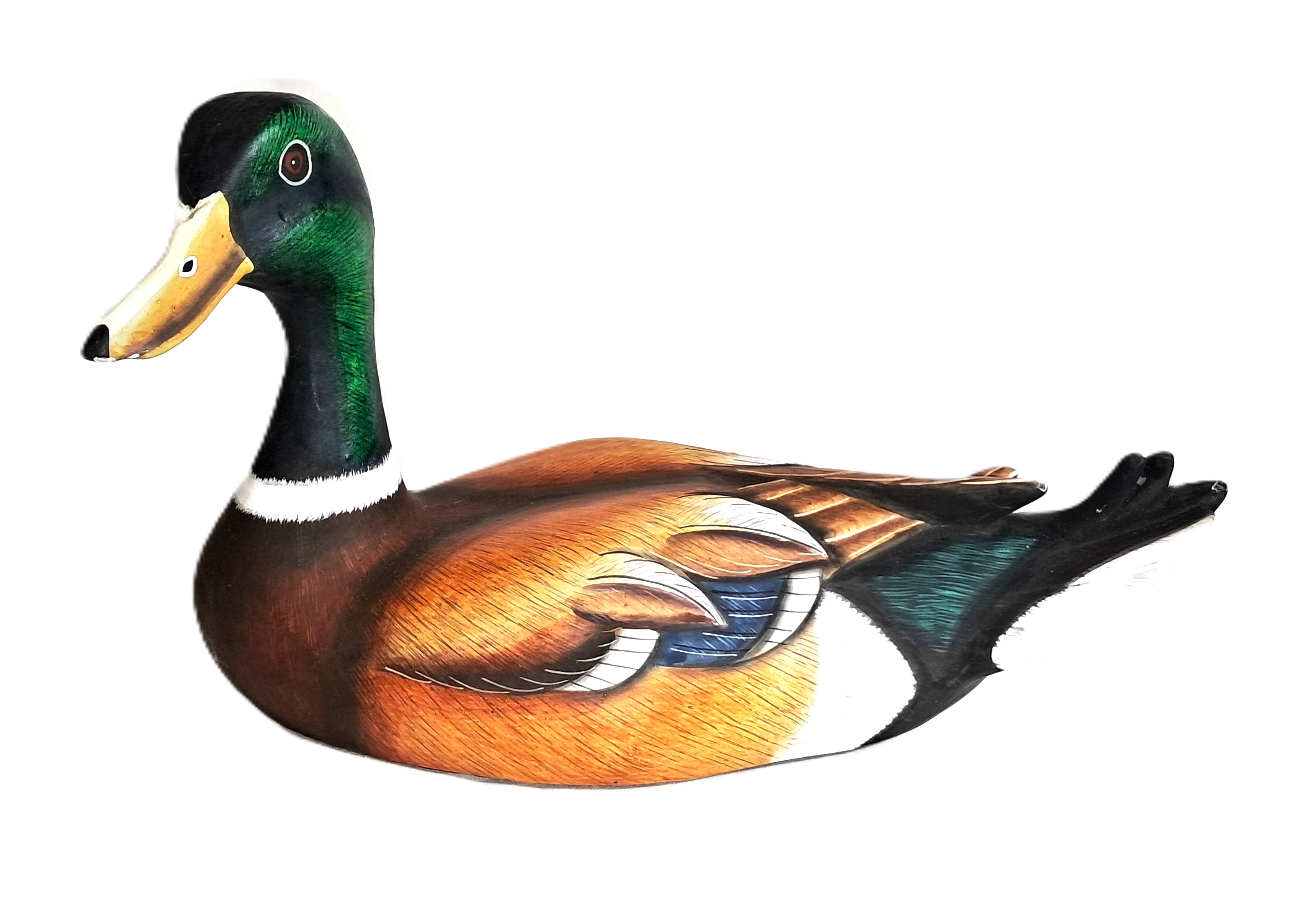 Duck wood carving (#dkM10)