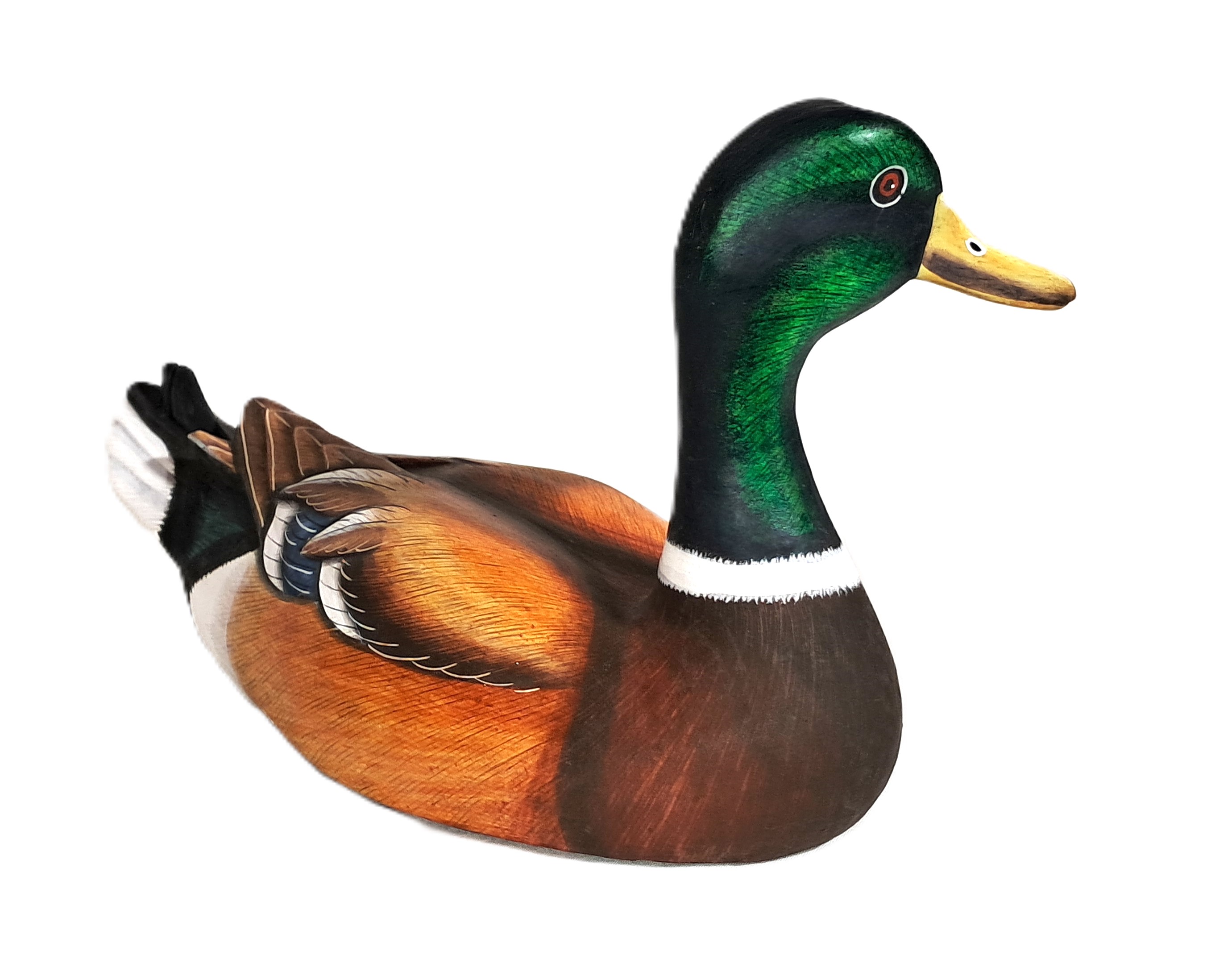 Duck wood carving (#dkM10)