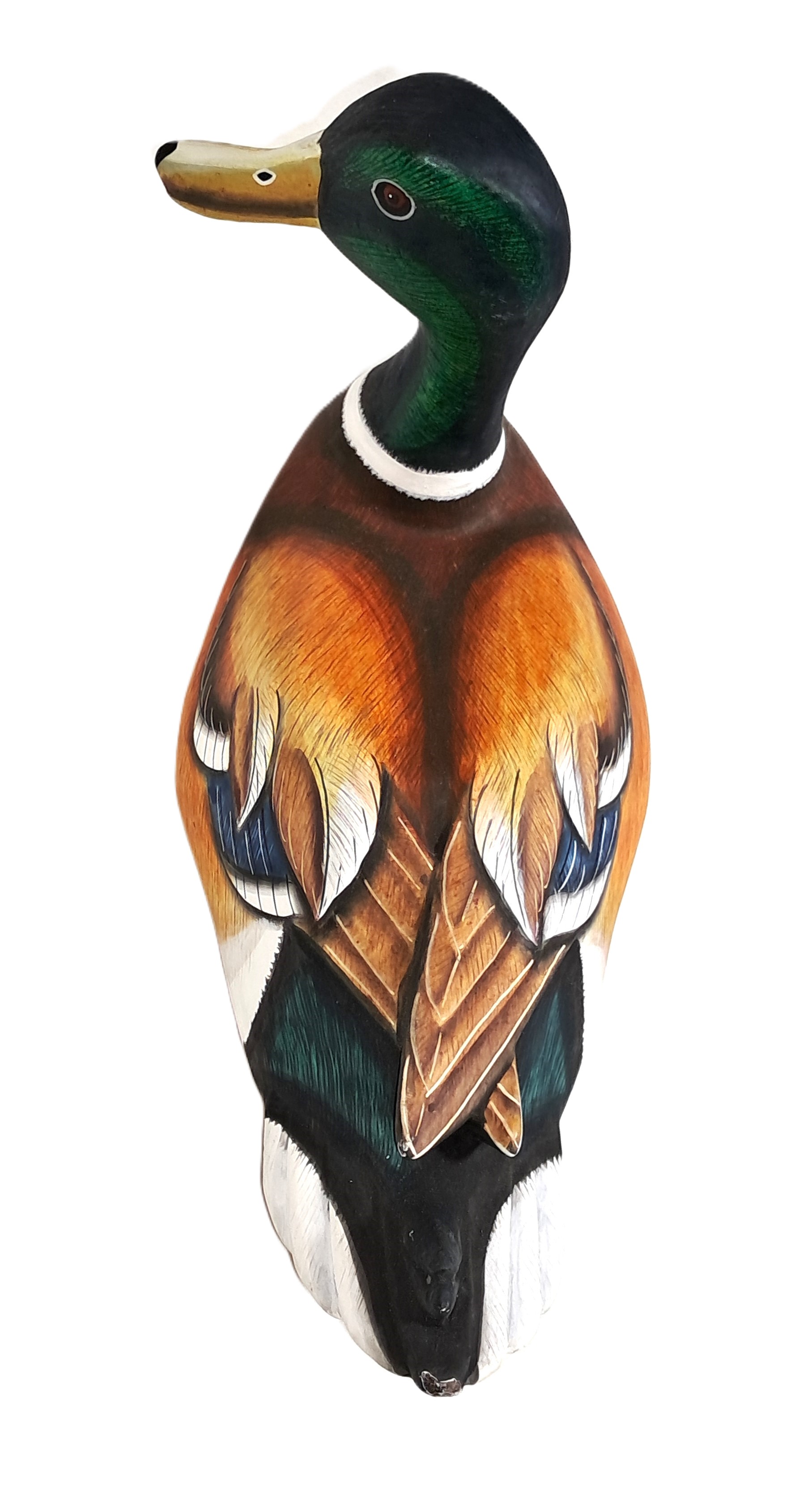 Duck wood carving (#dkM10)