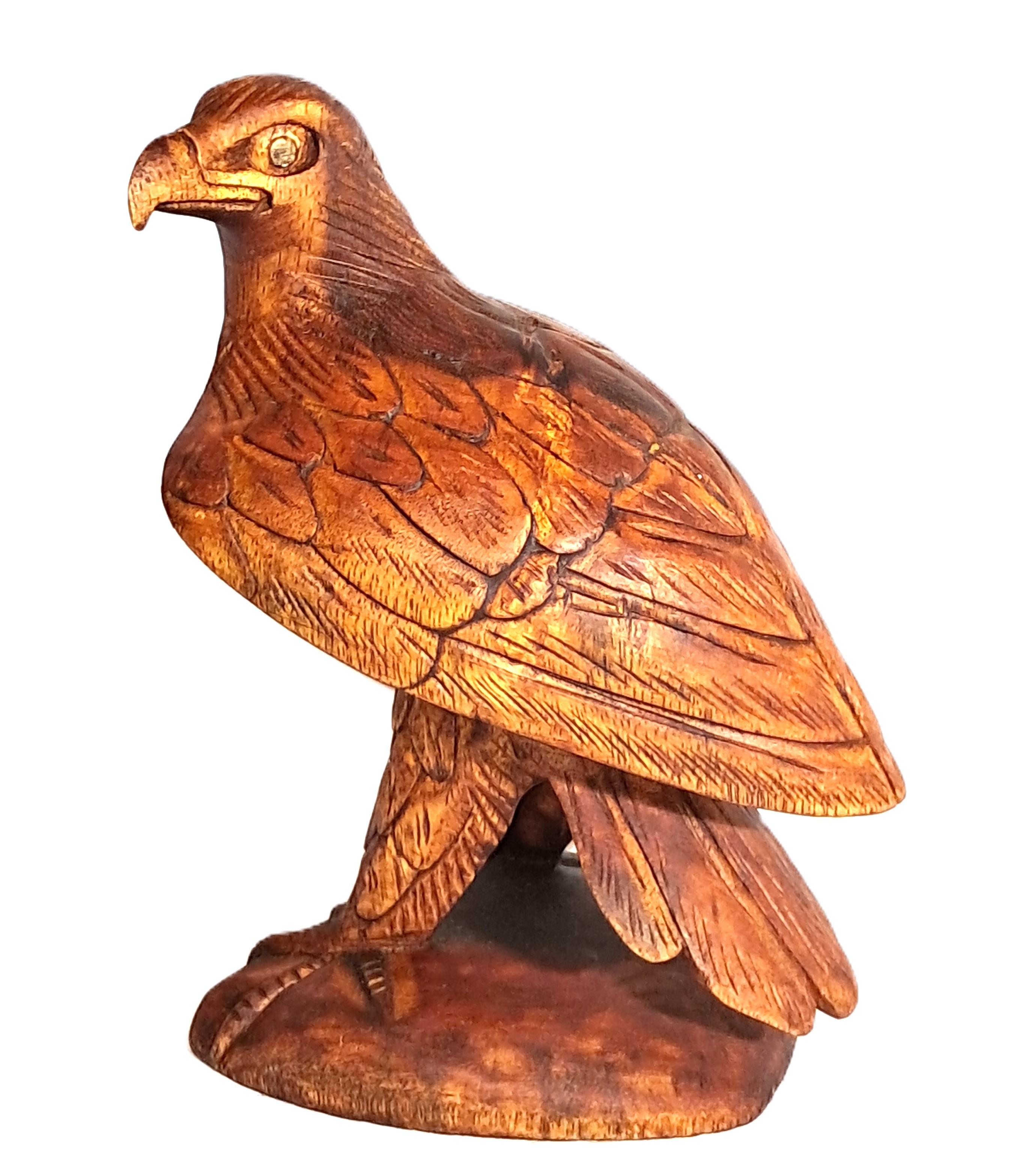Eagle wood carving (#eglV8)