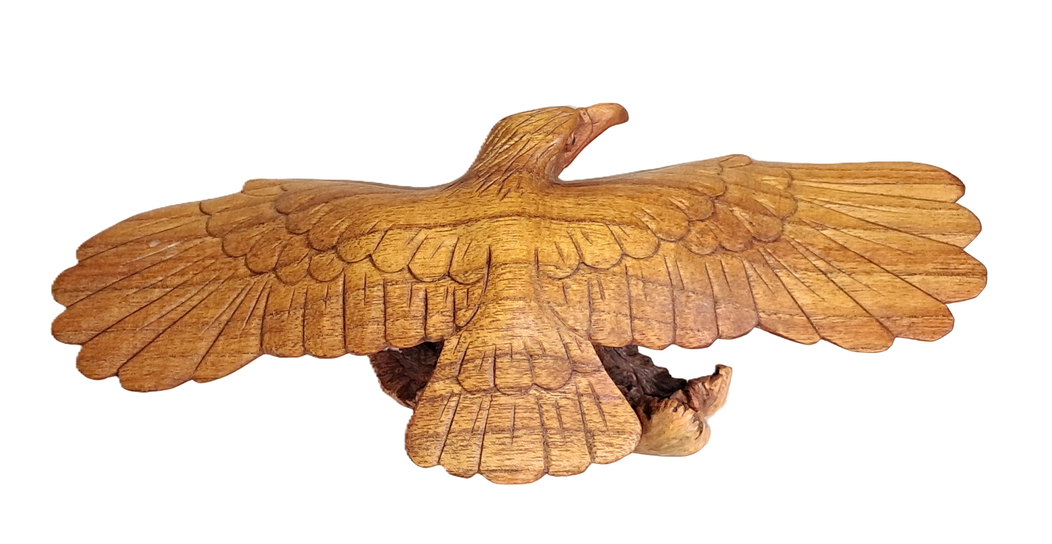 Eagle wood carving (#eglH12)