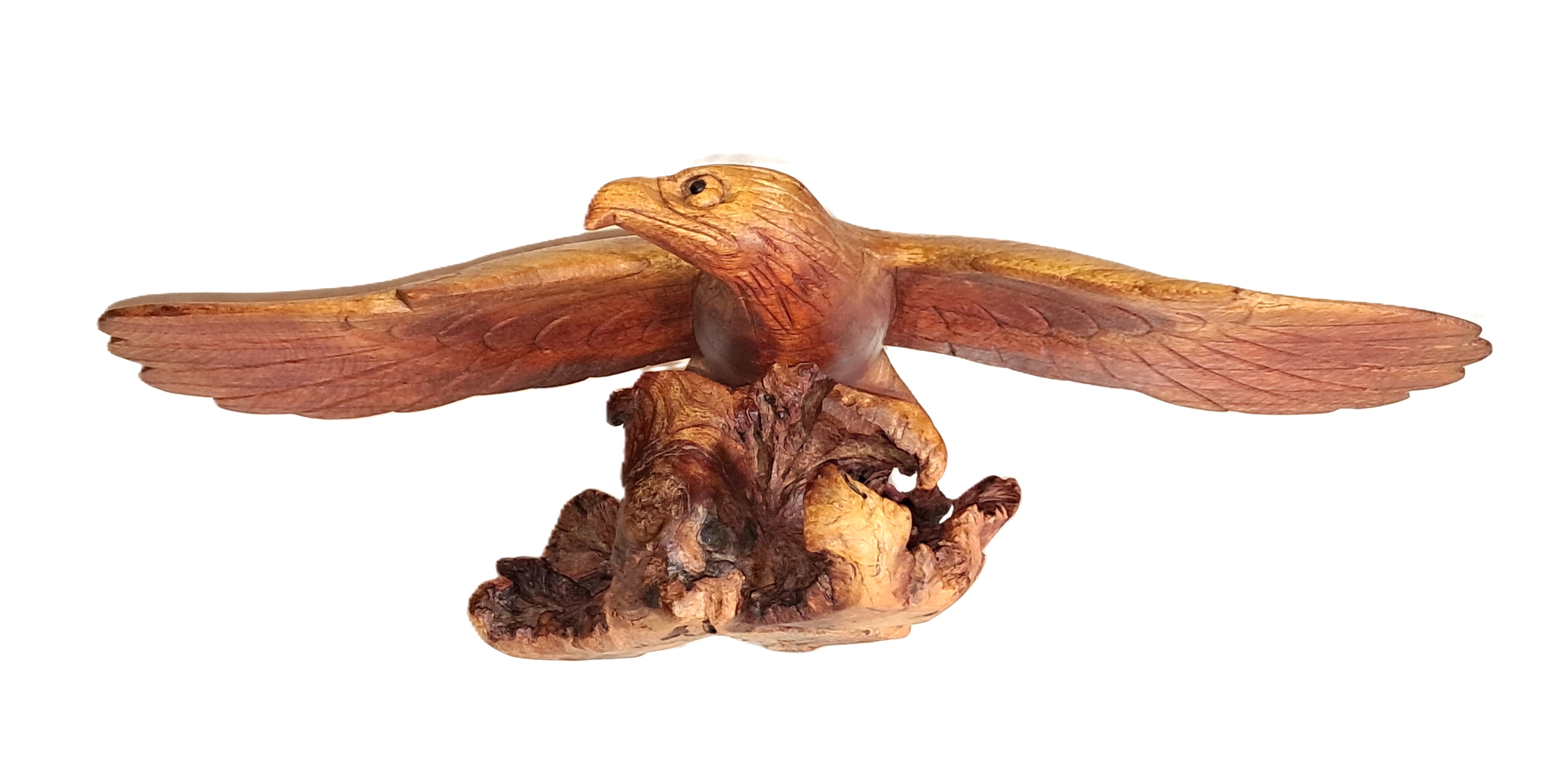 Eagle wood carving (#eglH12)