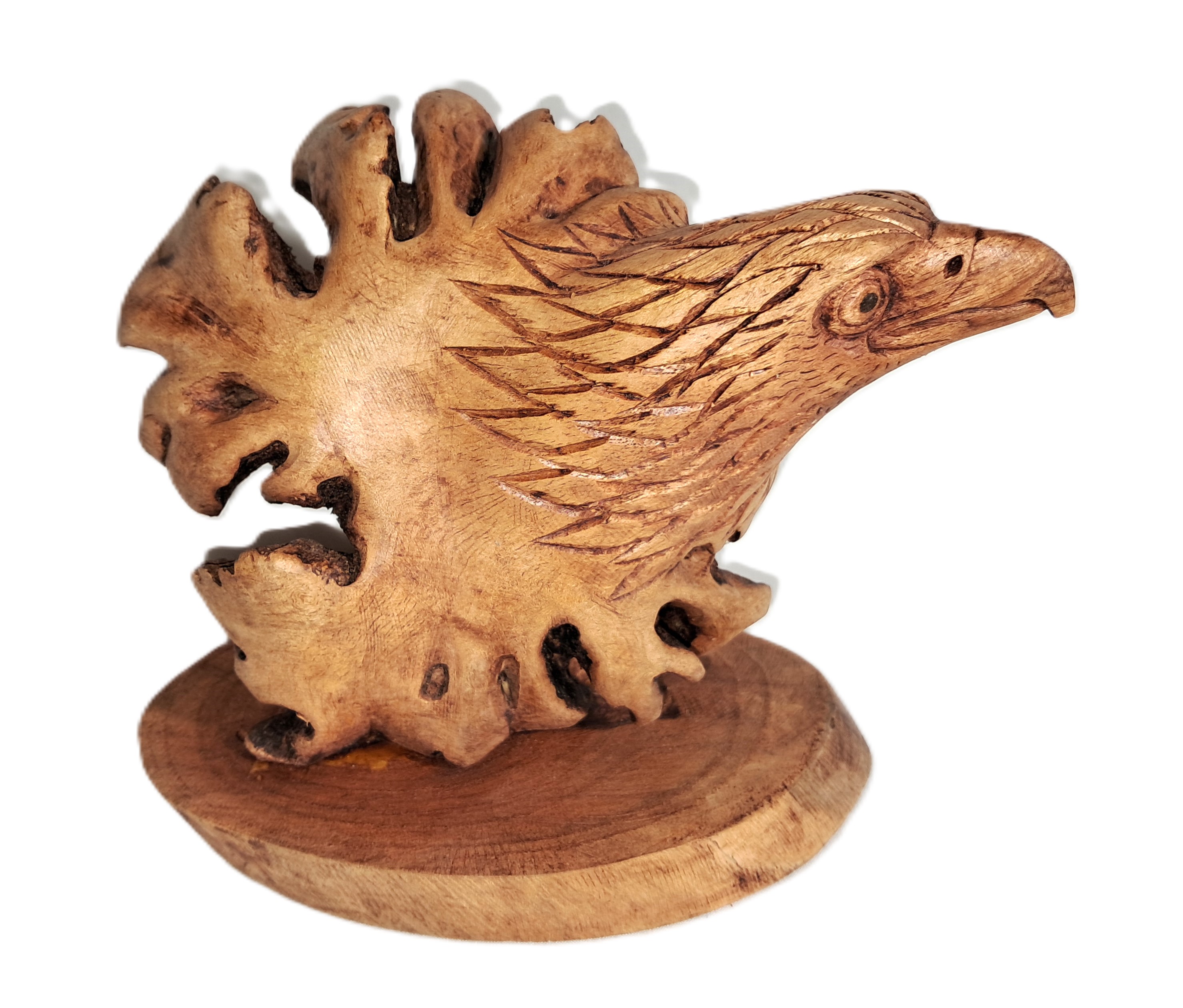 Eagle wood carving (#eglHd5)