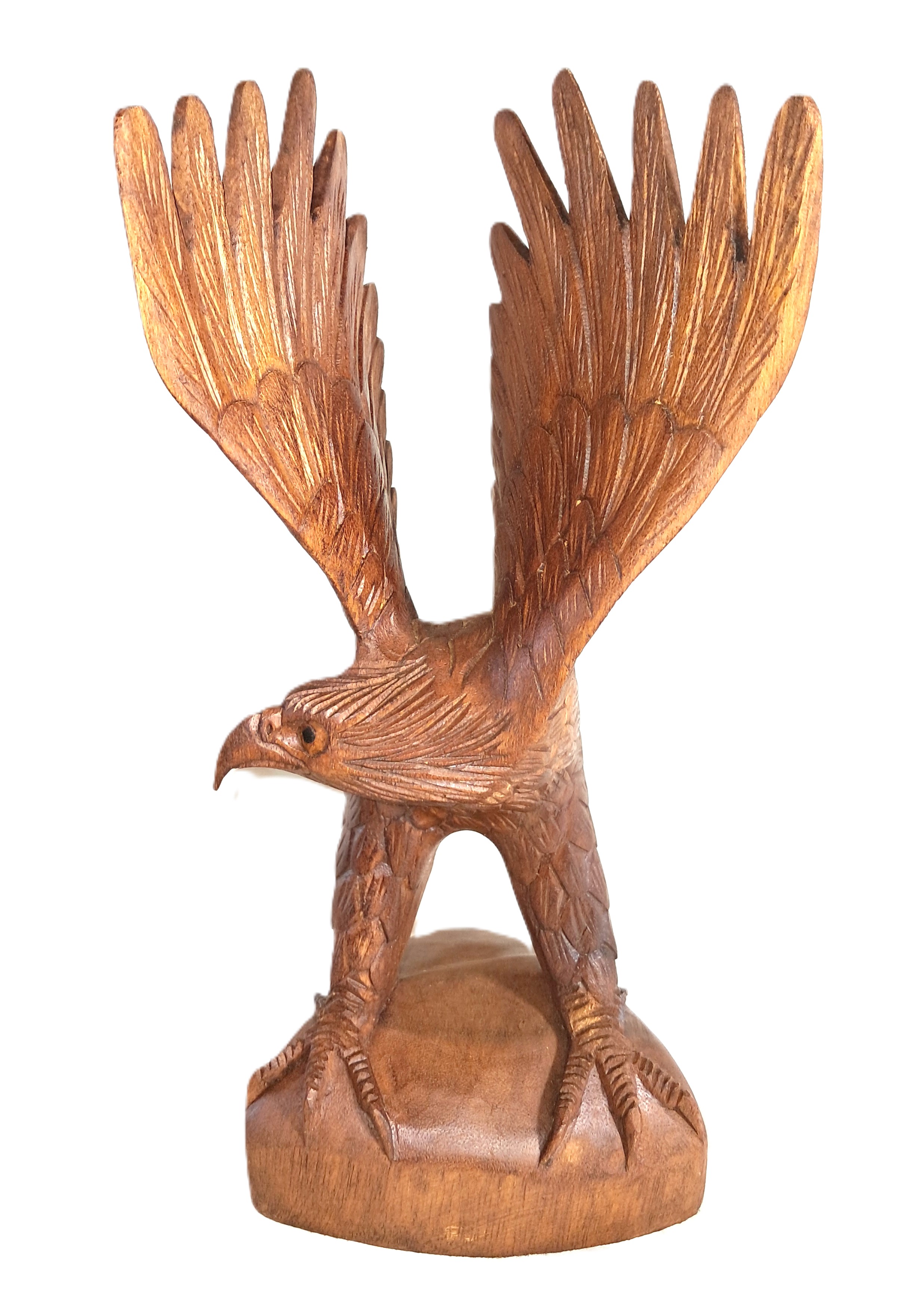 Eagle wood carving (#eglv12)