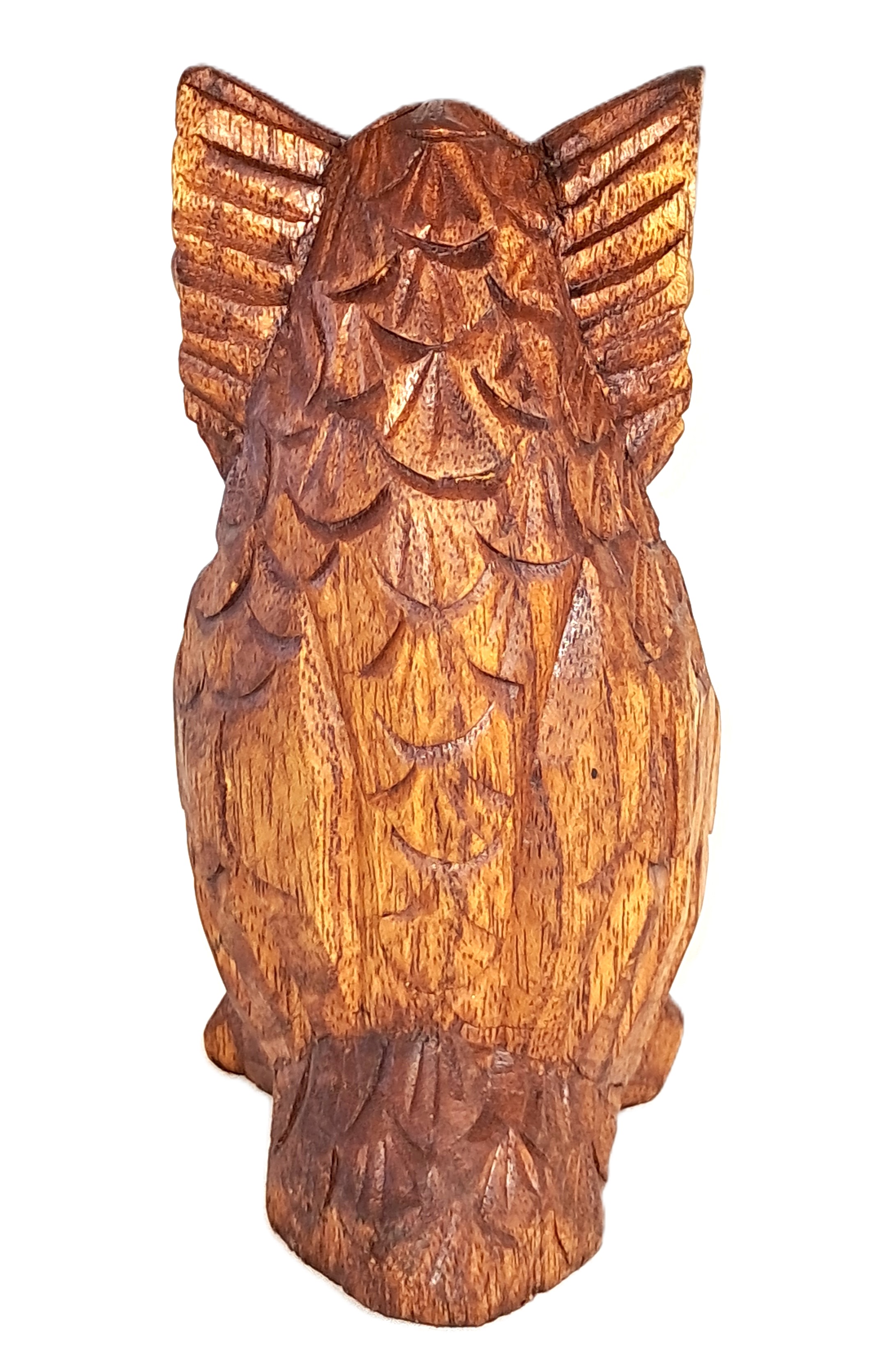 Owl wood carving (#owlRjng6)