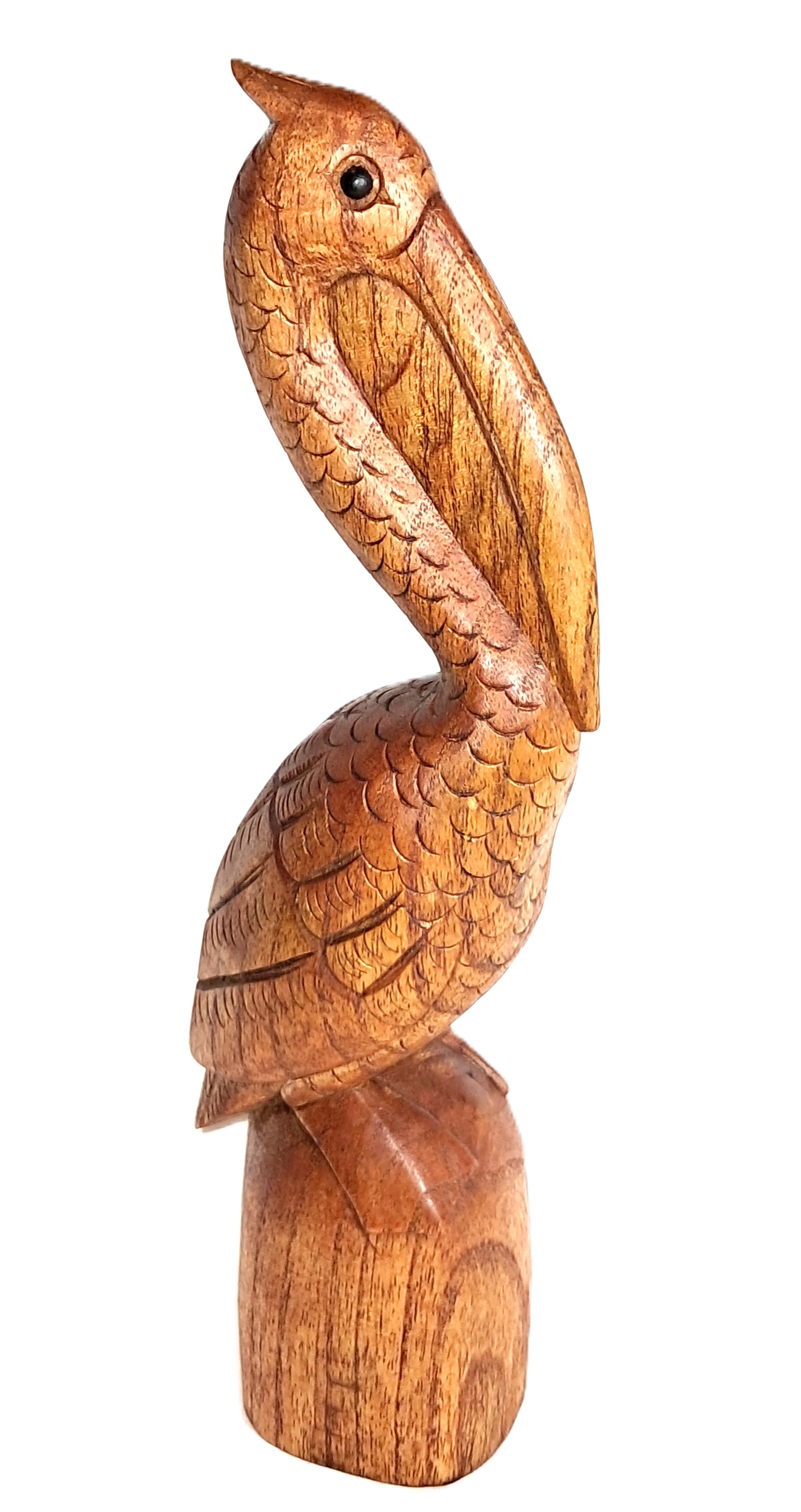 Pelican wood carving (#plkBLd12)
