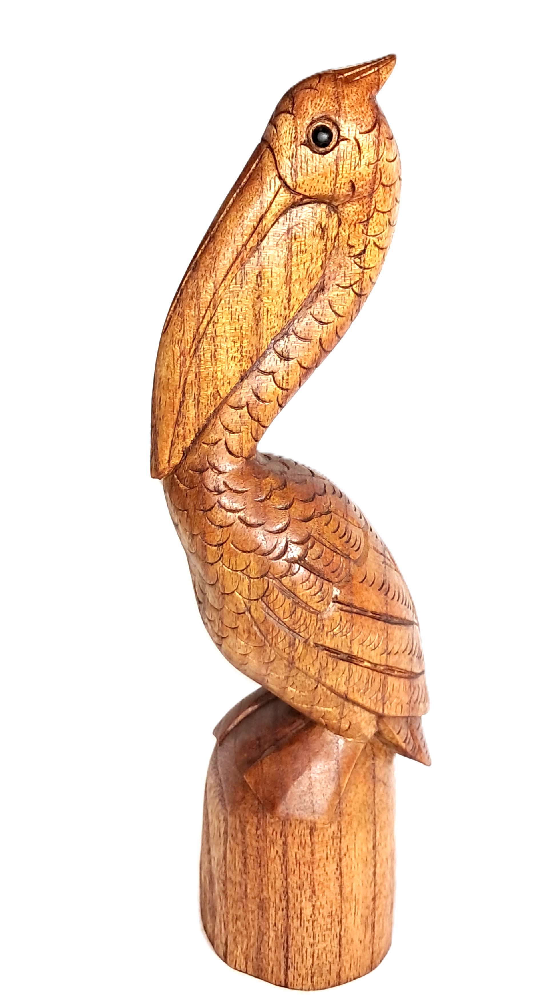Pelican wood carving (#plkBLd12)