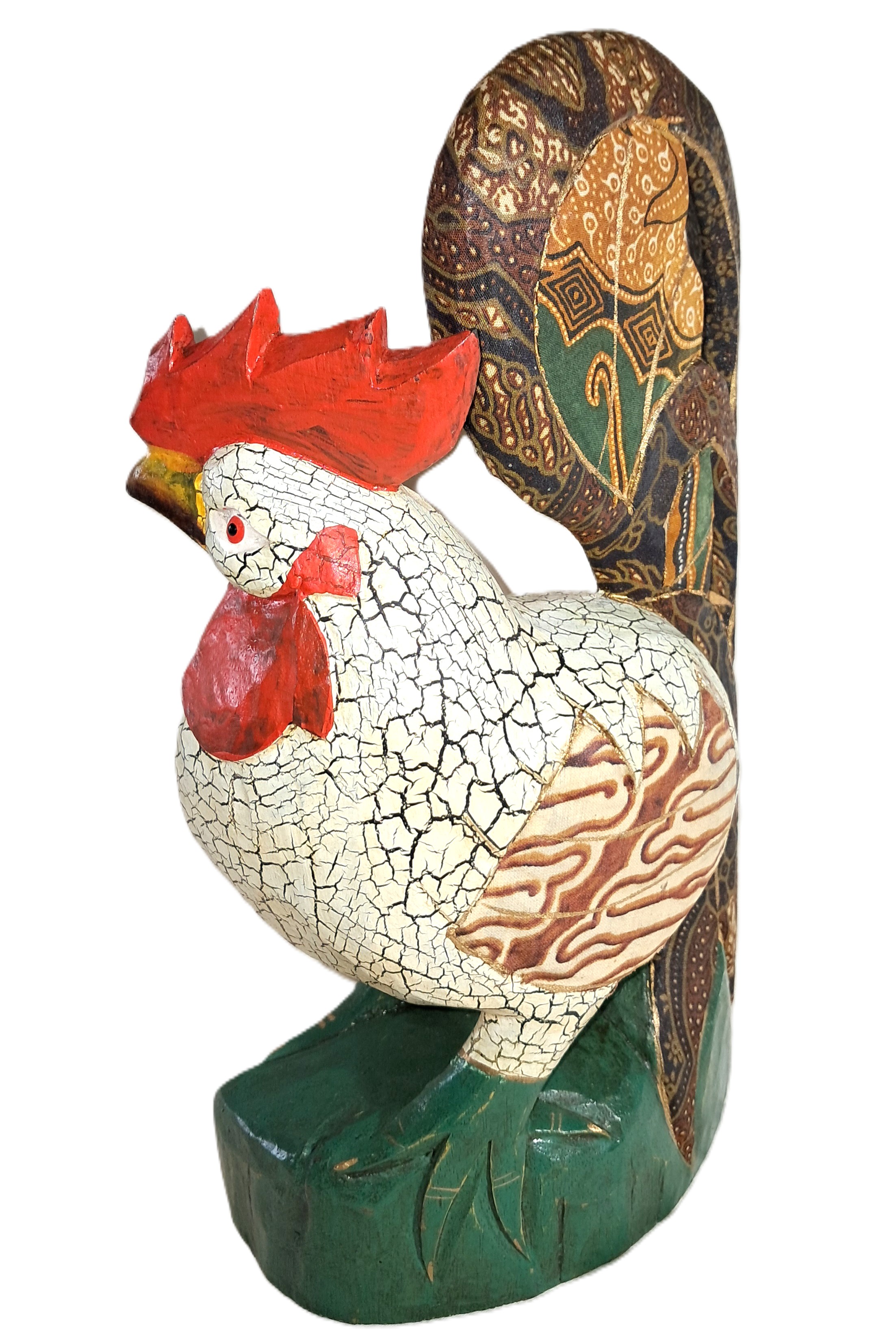 Rooster wood carving (#rstrBtk12)