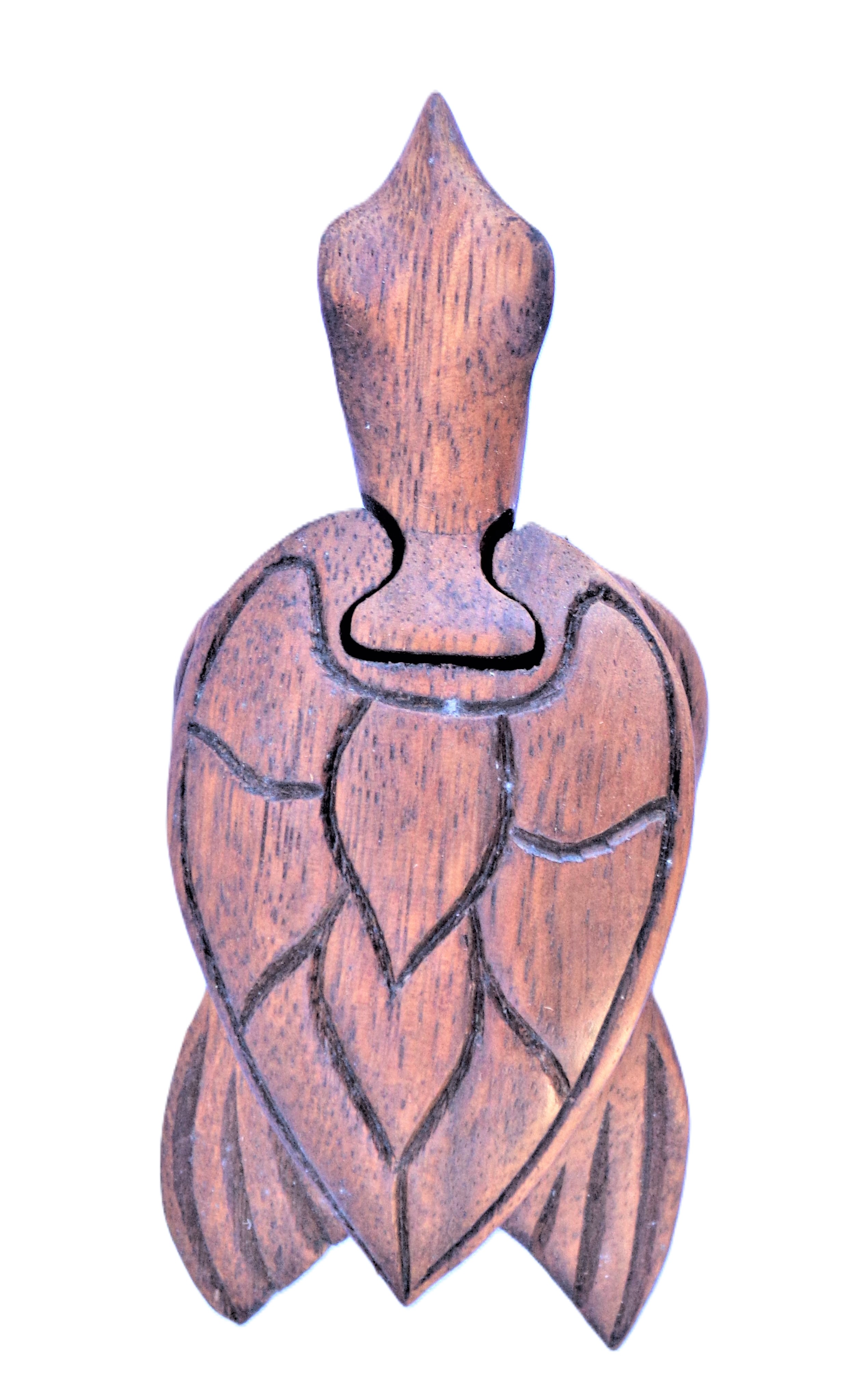 Turtle puzzle jewelry box wood carving (bxTrtLkF)